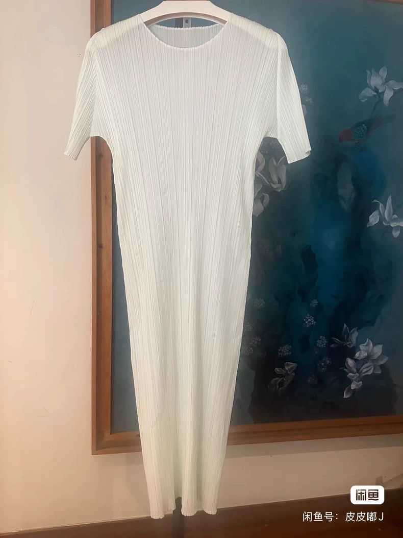 Issey Miyake Issey Miyake Mint green dress Size L / US 10 / IT 46 - 1 Thumbnail