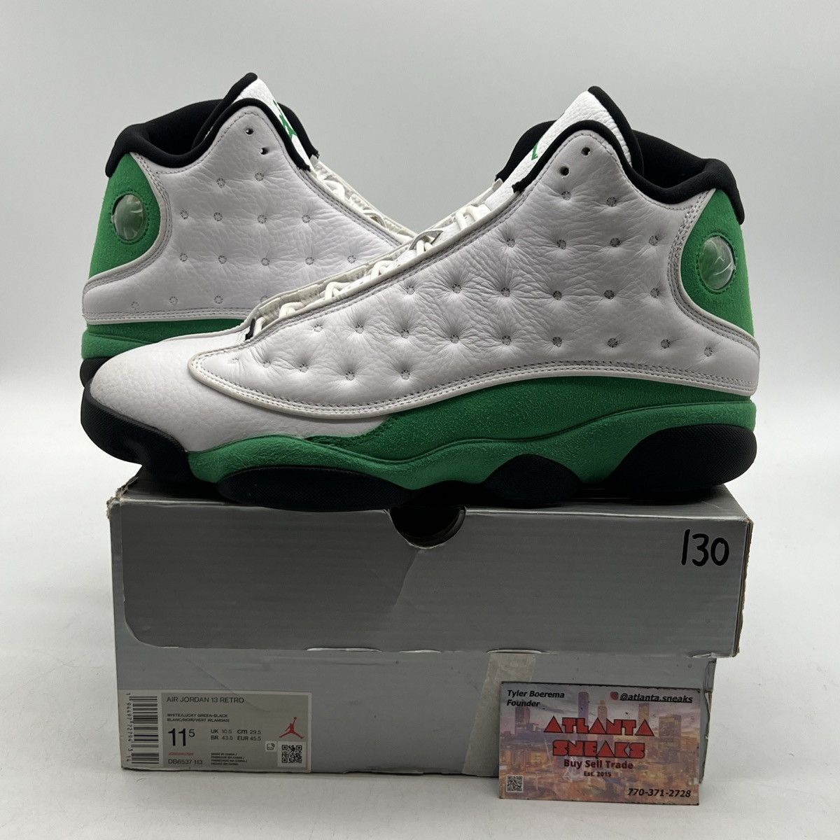 Jordan Brand Air Jordan 13 lucky green Size US 11.5 / EU 44-45 - 1 Thumbnail