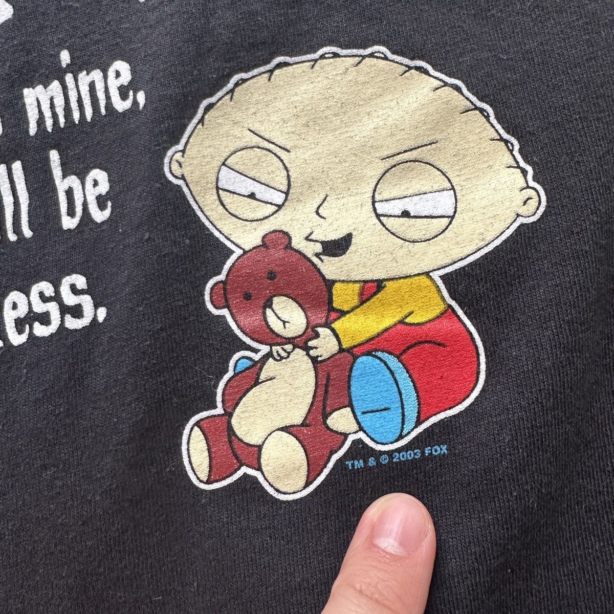 Vintage Vintage 00s Stewie Family Guy I like you tee Fox humor y2k Size US L / EU 52-54 / 3 - 4 Thumbnail