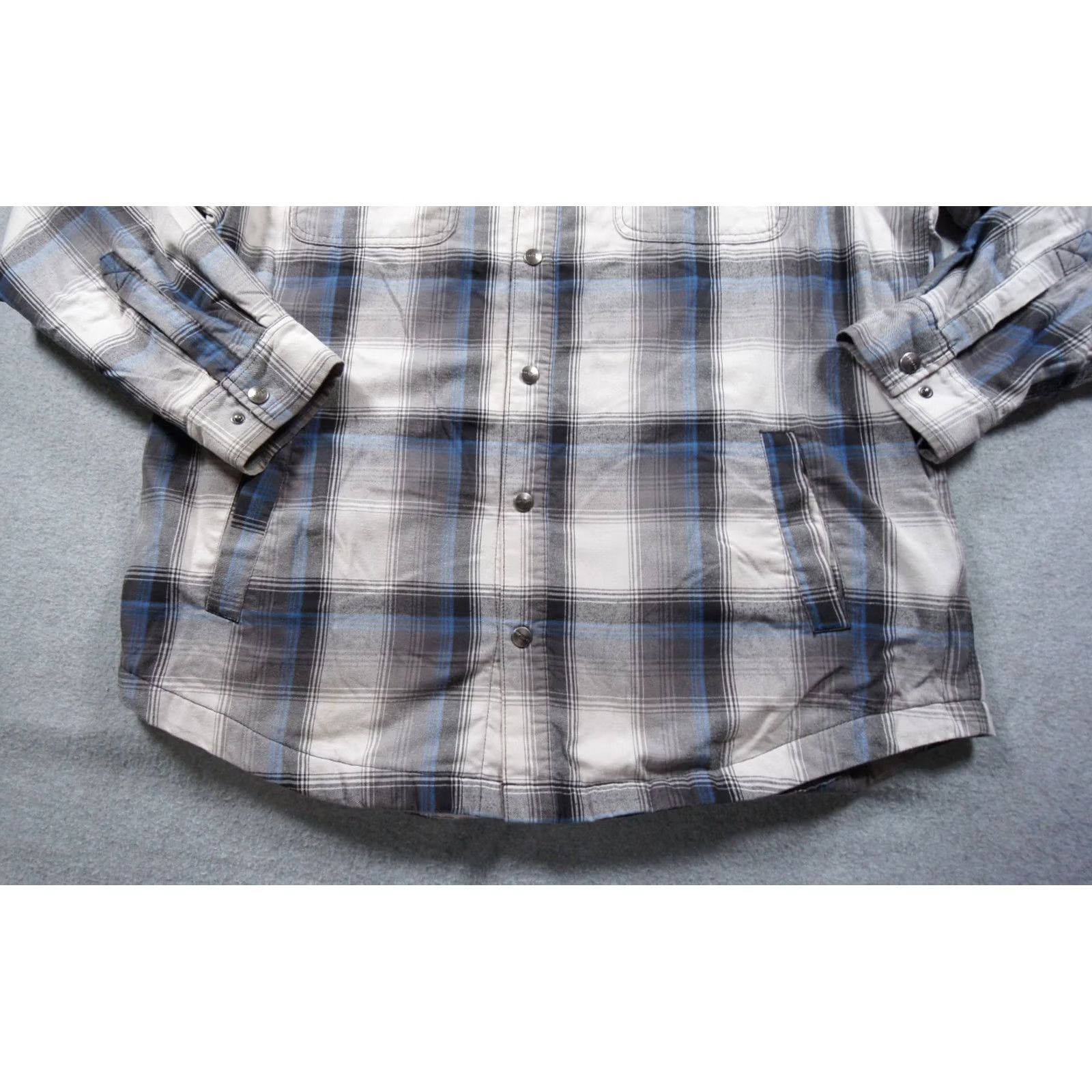 Carhartt Carhartt Jacket Mens XL Button Down Shirt Shacket Snap Workwear Plaid Size US XL / EU 56 / 4 - 4 Thumbnail