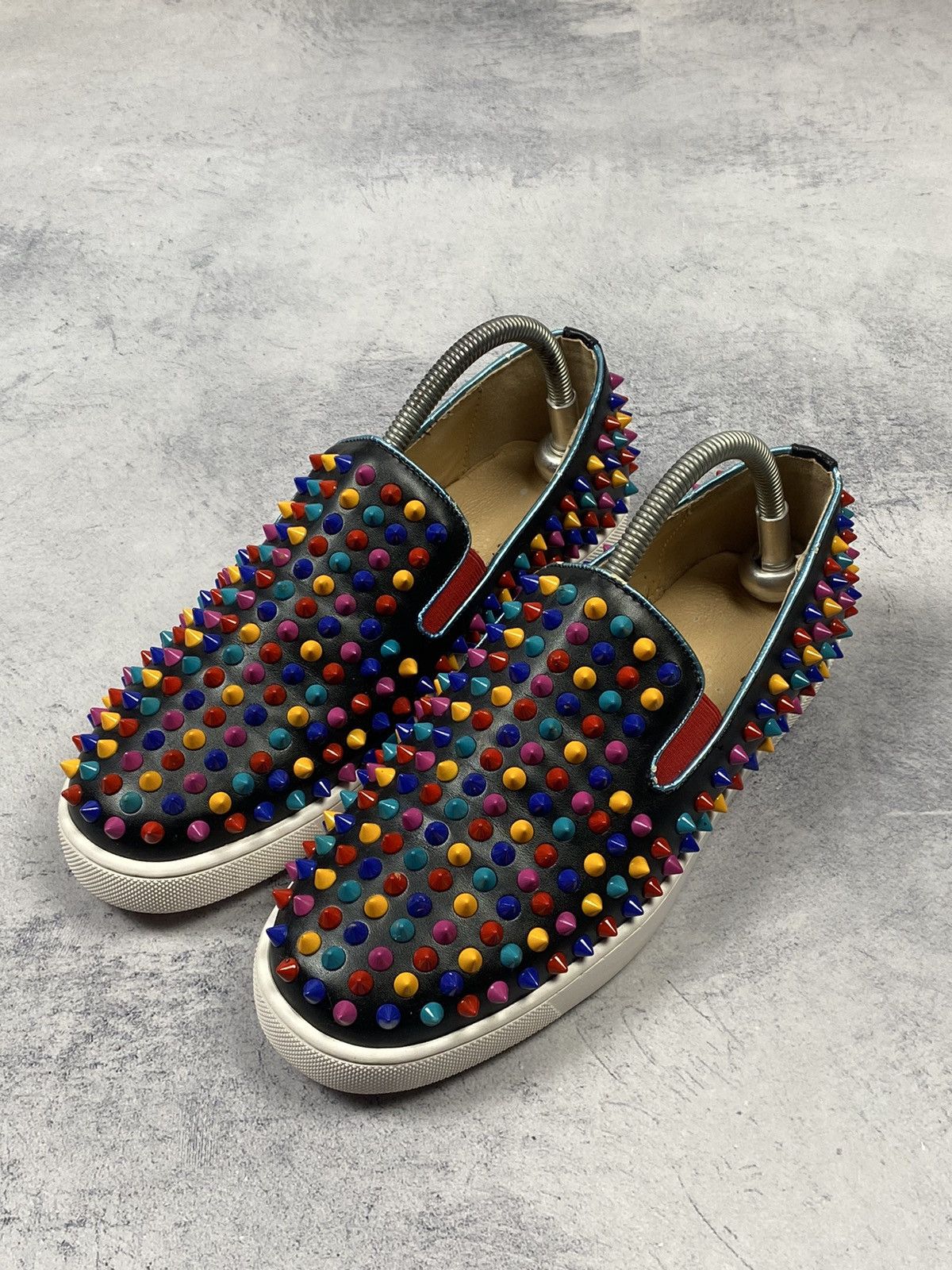 Christian Louboutin Christian Louboutin Mens Shoes Spikes Roller Boat Slipon Size US 6.5 / EU 39-40 - 7 Thumbnail