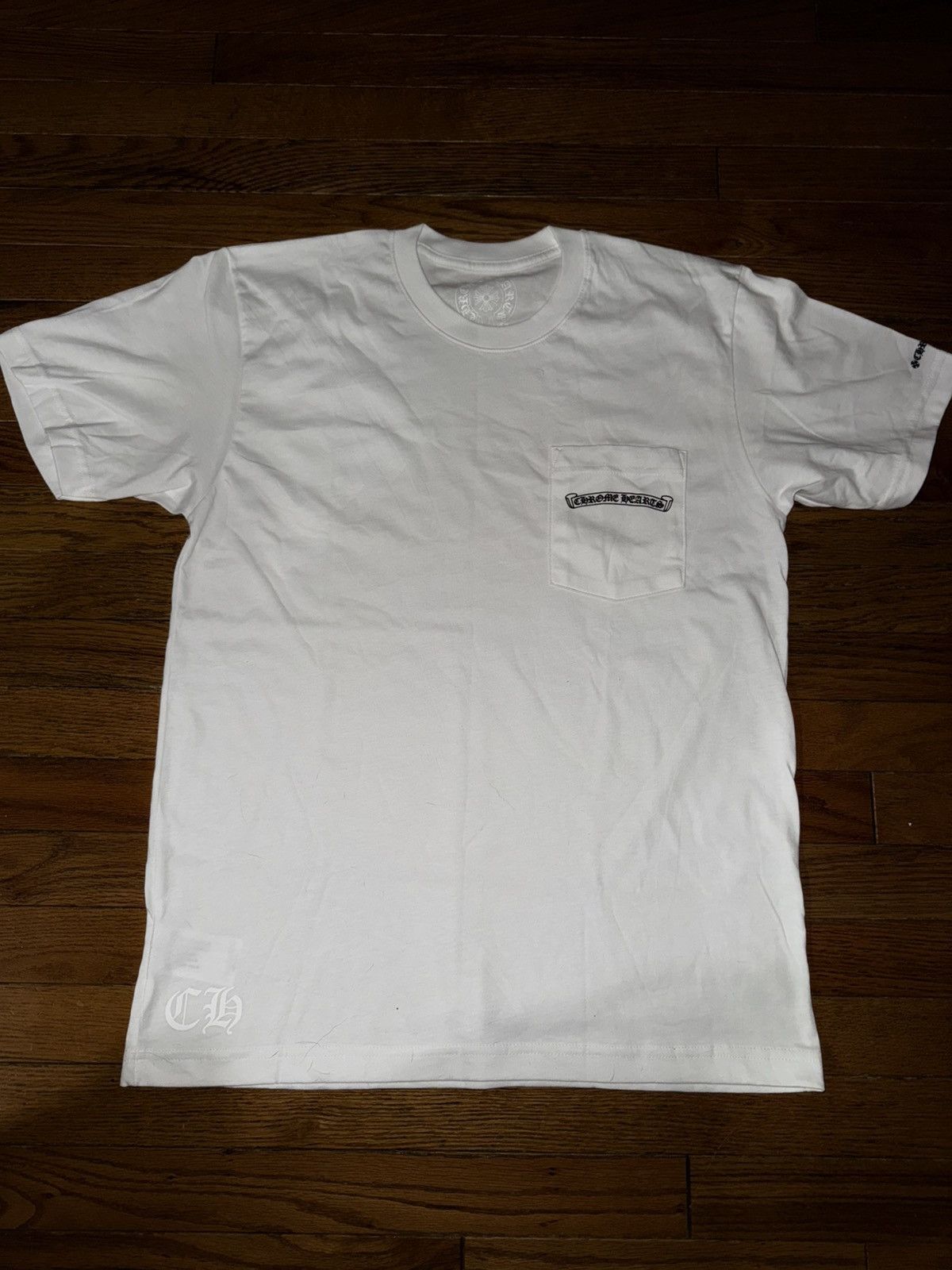 Chrome Hearts Chrome hearts basic white tee Size US M / EU 48-50 / 2 - 7 Thumbnail
