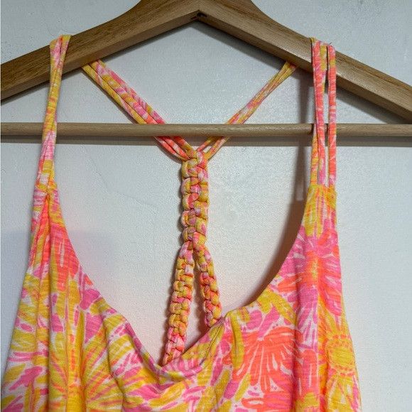 Lilly Pulitzer Lilly Pulitzer Floral Racerback Knit Dress – Size M Size M / US 6-8 / IT 42-44 - 9 Thumbnail