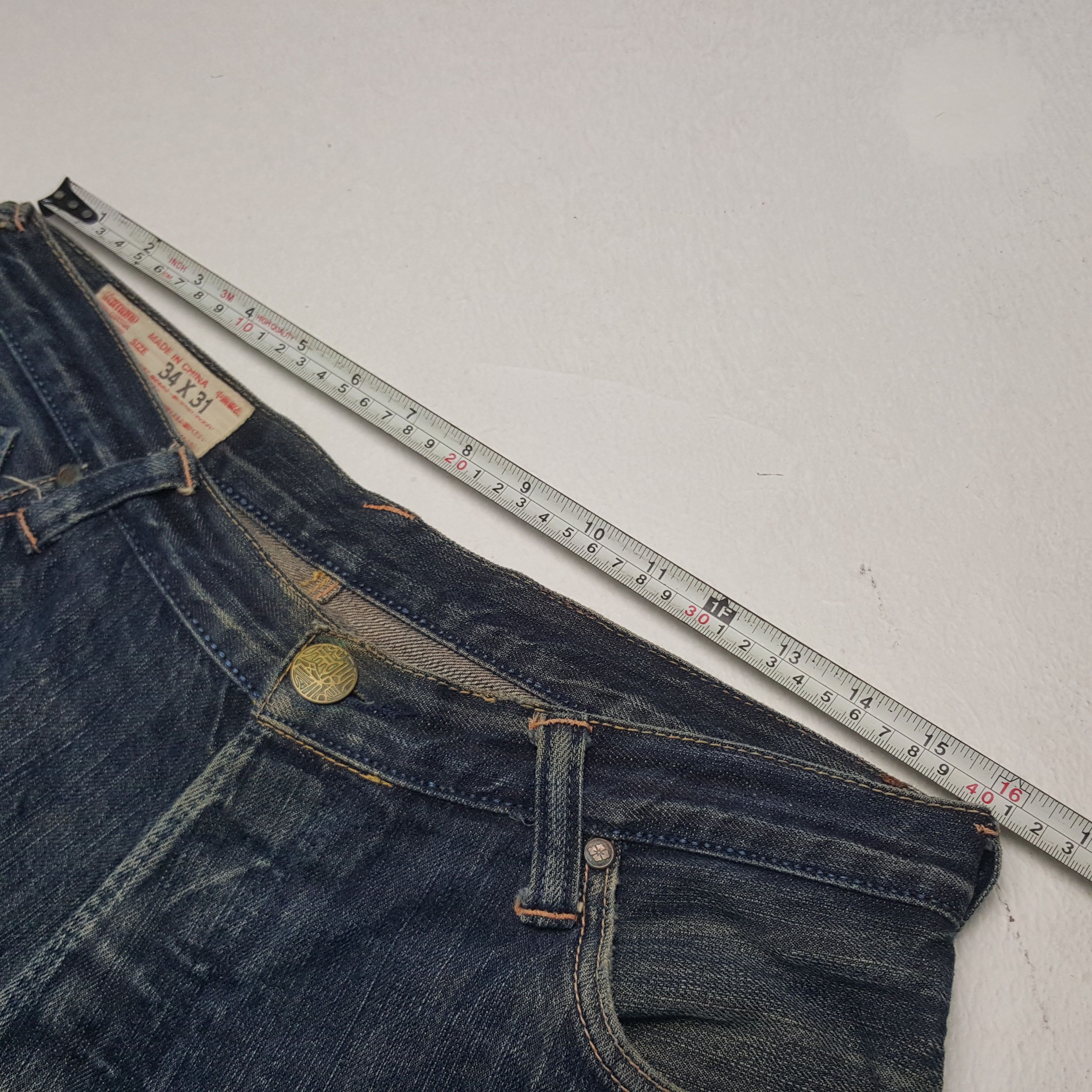 Japanese Brand × Vintage Vintage Evisu Yamane Selvedge Japanese Daicock Custom Jeans Size US 32 / EU 48 - 7 Thumbnail
