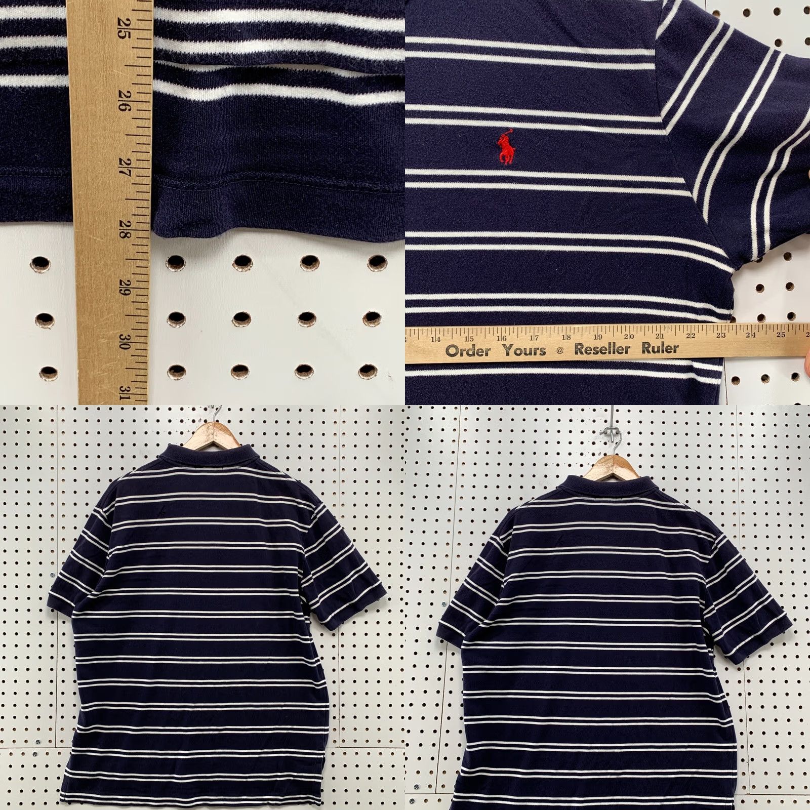 Polo Ralph Lauren Polo Ralph Lauren Shirt Mens Large Blue White Striped Pony 23x28 Vintage Polo Ralph Lauren Shirt Mens Large Blue White Striped Red Pony 23x28 Size US L / EU 52-54 / 3 - 8 Thumbnail