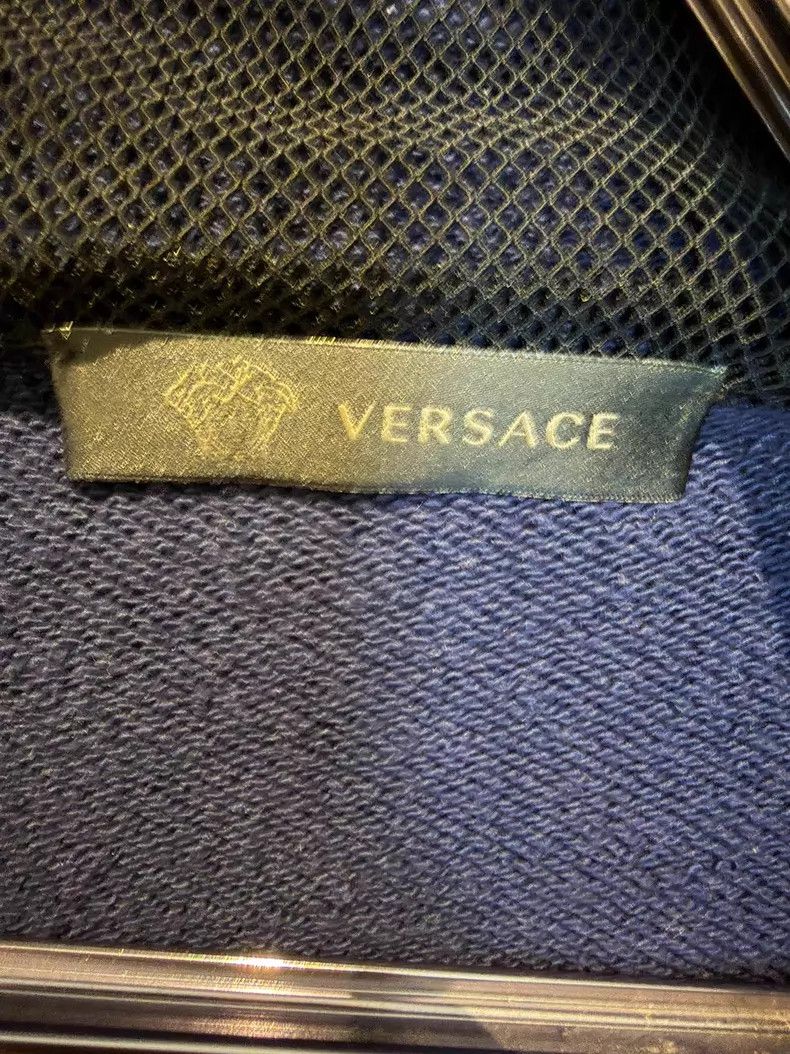 Versace Versace Blue gold-buckled Medusa avatar hooded zip jacket Size US L / EU 52-54 / 3 - 8 Thumbnail