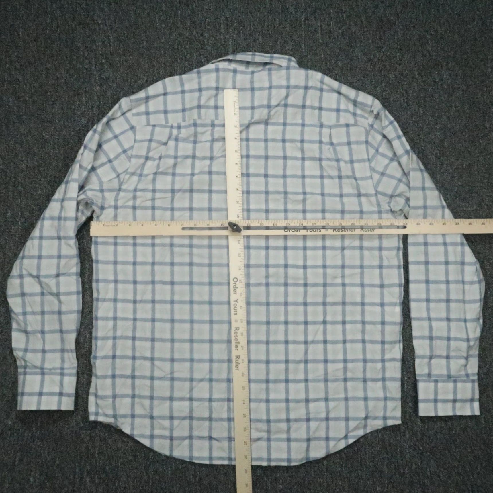 Tommy Bahama VINTAGE Tommy Bahama Shirt Mens Large Blue Gray Plaid Newport Loto Check NWT Size US L / EU 52-54 / 3 - 6 Thumbnail