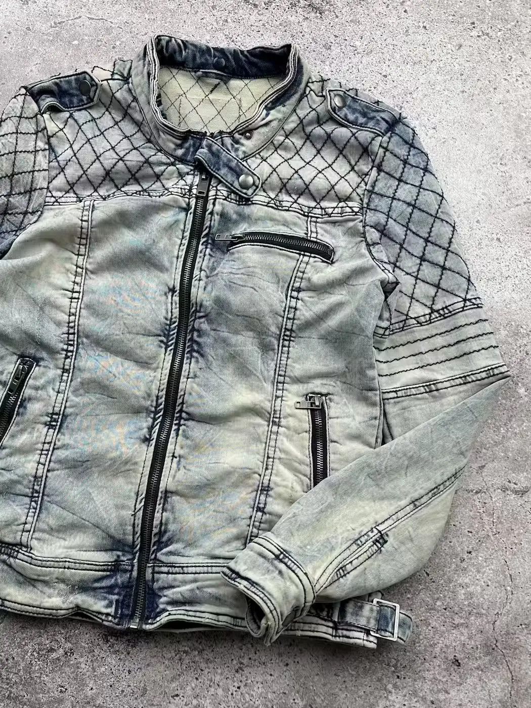 Vintage Vintage Faded Denim Jacket C553(V266) Size M / US 6-8 / IT 42-44 - 3 Thumbnail
