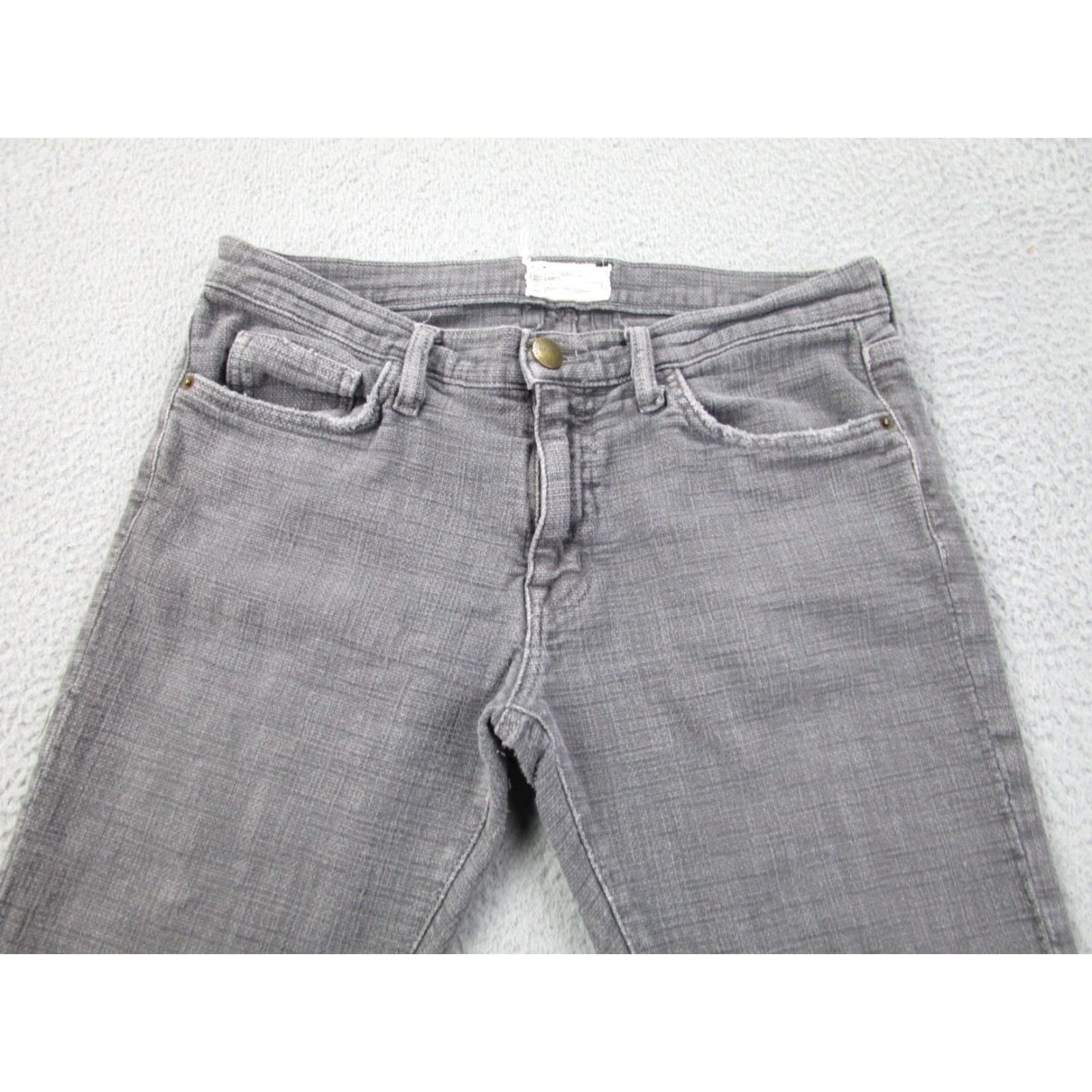 Vintage Current Elliott Pants Womens 32 Ankle Chino Boho Workwear Donegal Tweed Weave Size 24" / US 00 / IT 34 - 2 Thumbnail