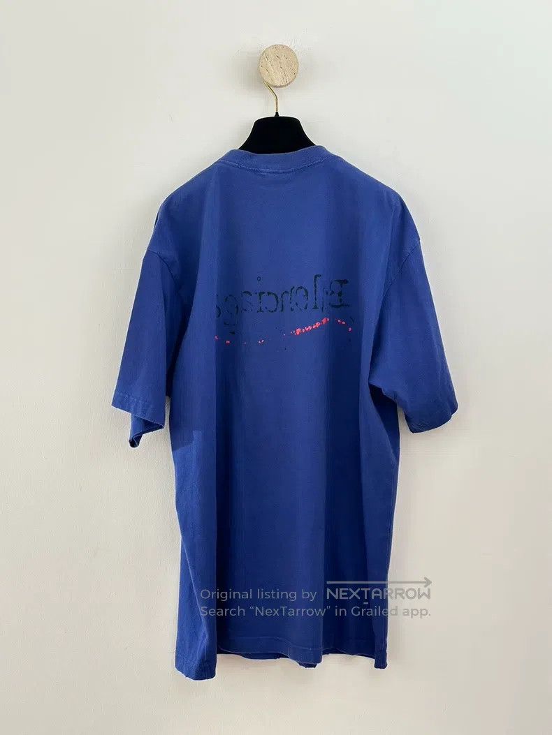 Balenciaga Balenciaga Blue wave Coca-Cola round neck short-sleeve Size US XS / EU 42 / 0 - 2 Thumbnail