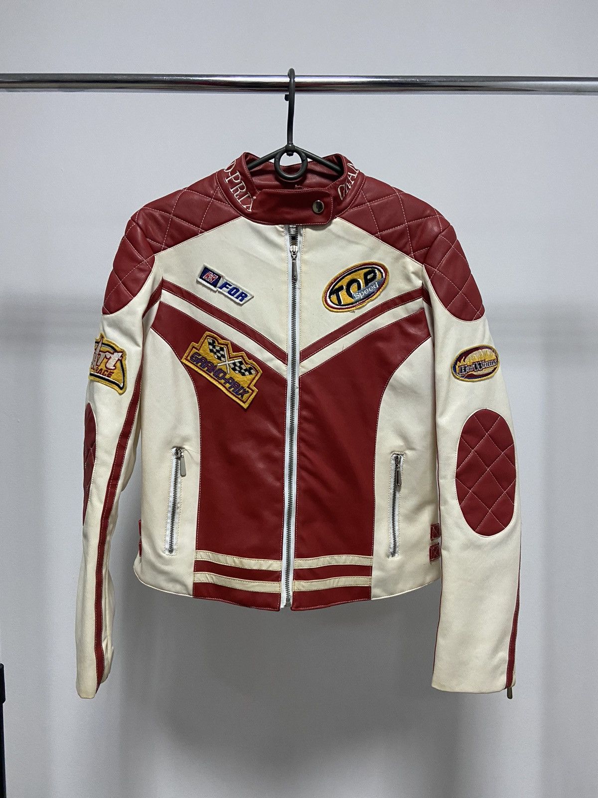 Vintage Grand Prix Racing leather Jacket Vintage wonder Team Size US M / EU 48-50 / 2 - 1 Thumbnail