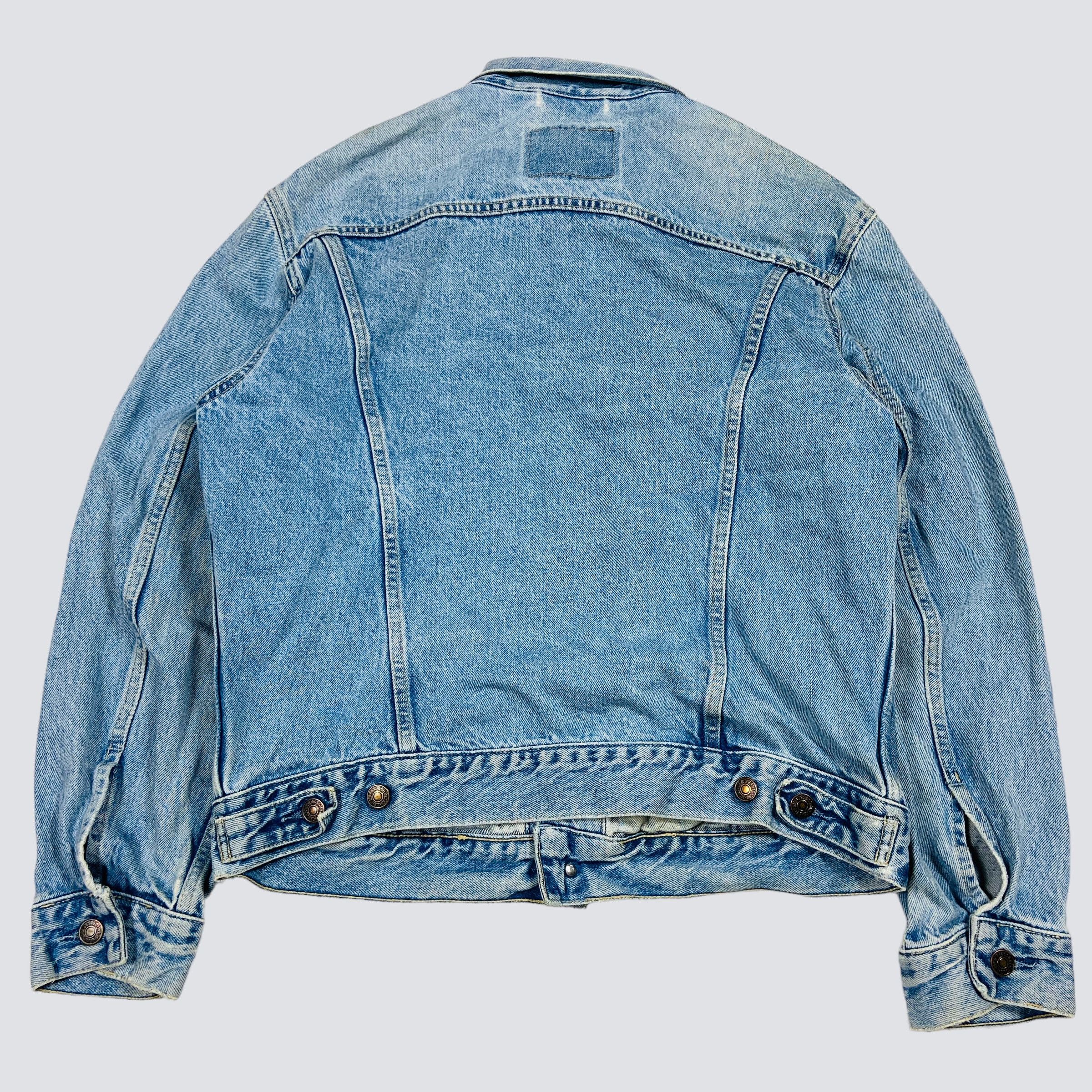 Levi's 1990s BABY BLUE AMAZING LEVIS BOXY FIT JEANS JACKET - № 2127 Size US L / EU 52-54 / 3 - 10 Thumbnail