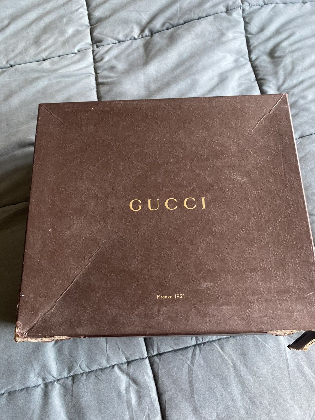 Gucci Gucci Leather Combat Boots w/ Web Stripe & Monogram Sole Size US 8 / EU 41 - 8 Thumbnail