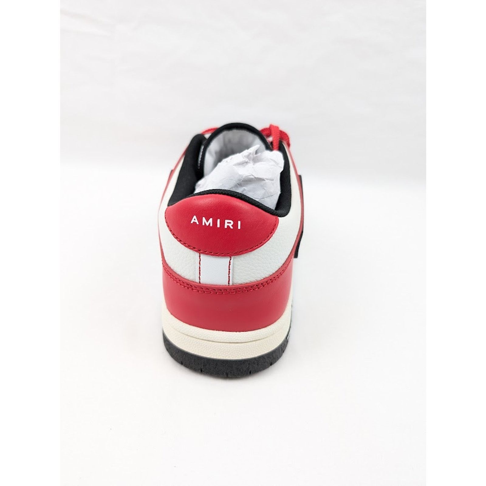 Amiri o1rshd1 Skeleton Low-Top Sneakers in Black/Red Size US 12 / EU 45 - 13 Thumbnail