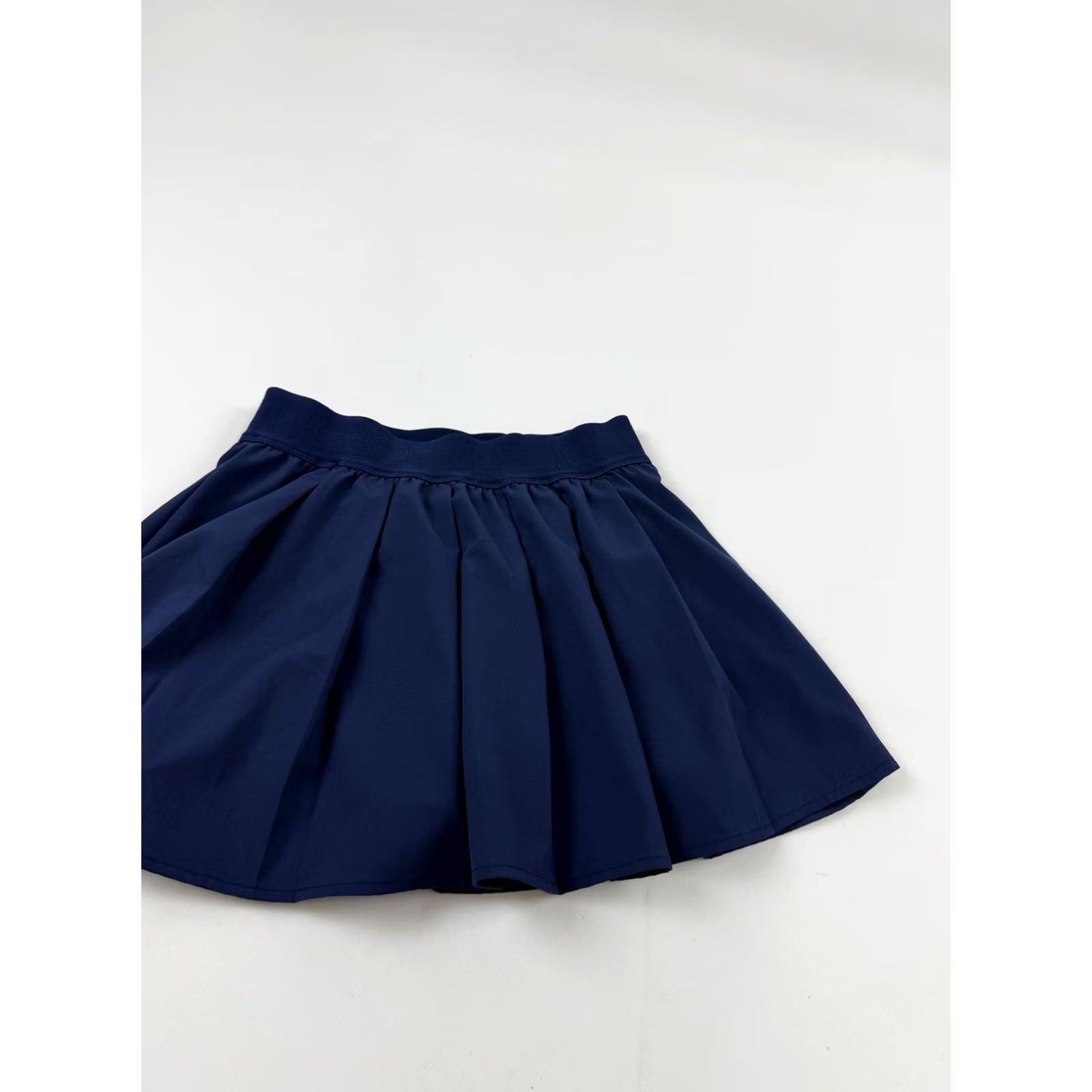 Vintage PINK Victoria's Secret Skirt Womens XS Blue Skater Mini Pleated Elastic Waist Size 26" / US 2 / IT 38 - 2 Thumbnail