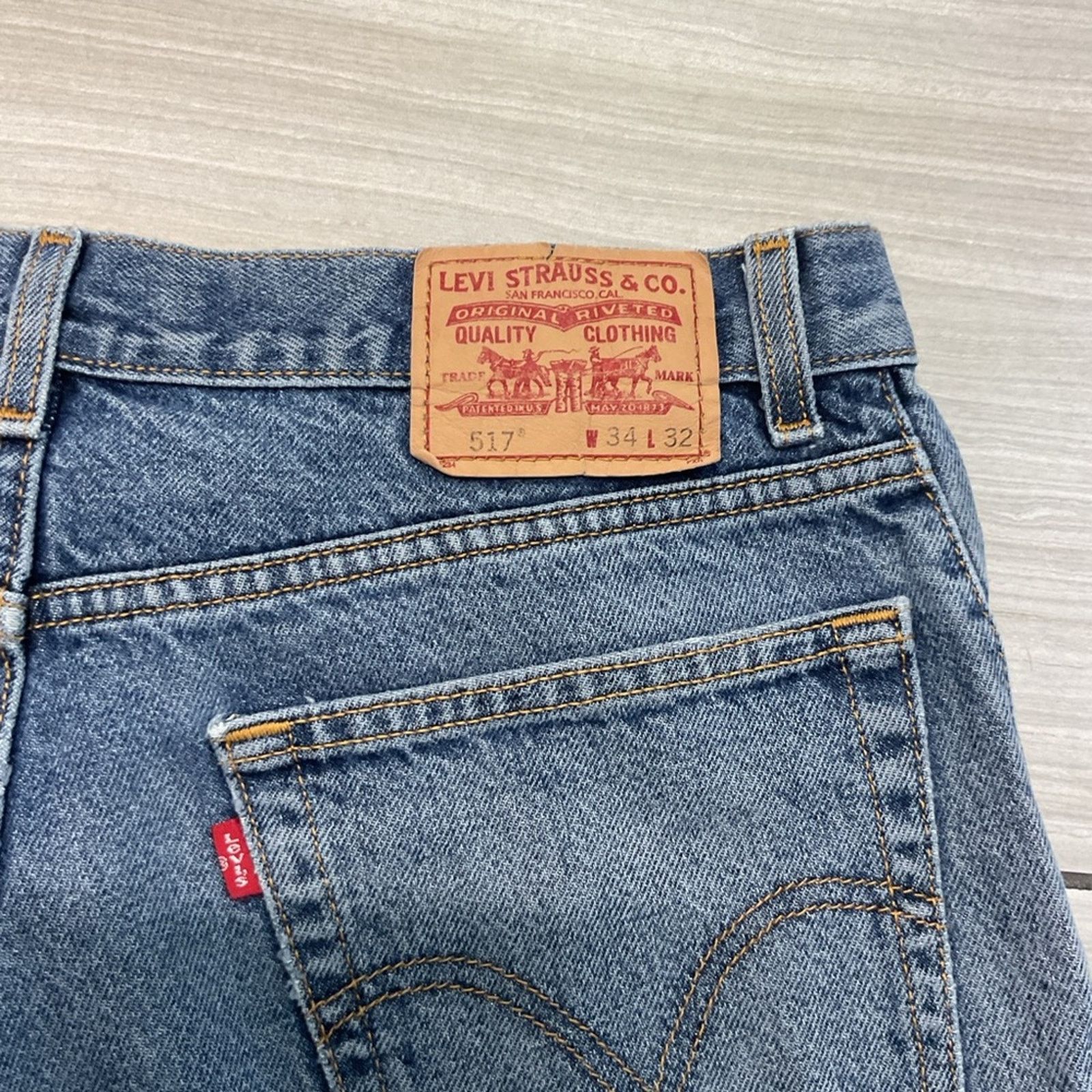 Levi's Vintage 517 Levi’s Cut-Off Denim Shorts Size US 34 / EU 50 - 6 Thumbnail