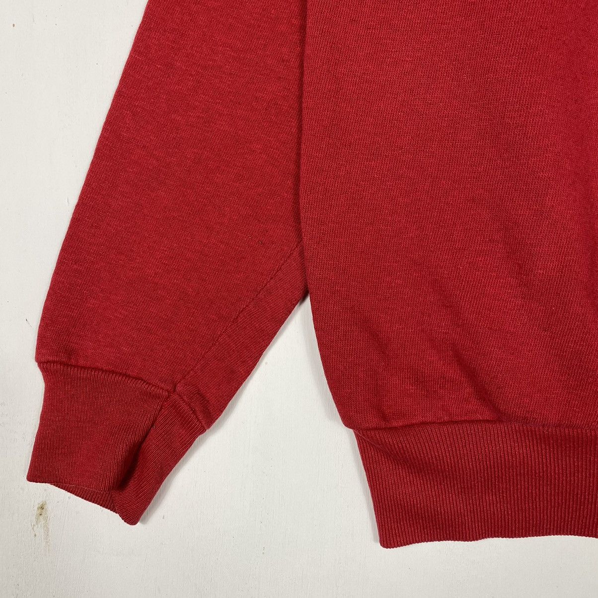 Nike × Vintage VINTAGE 80s NIKE BLUE TAG BIG SWOOSH 50/50 CREWNECK PULLOVER Size US M / EU 48-50 / 2 - 4 Thumbnail