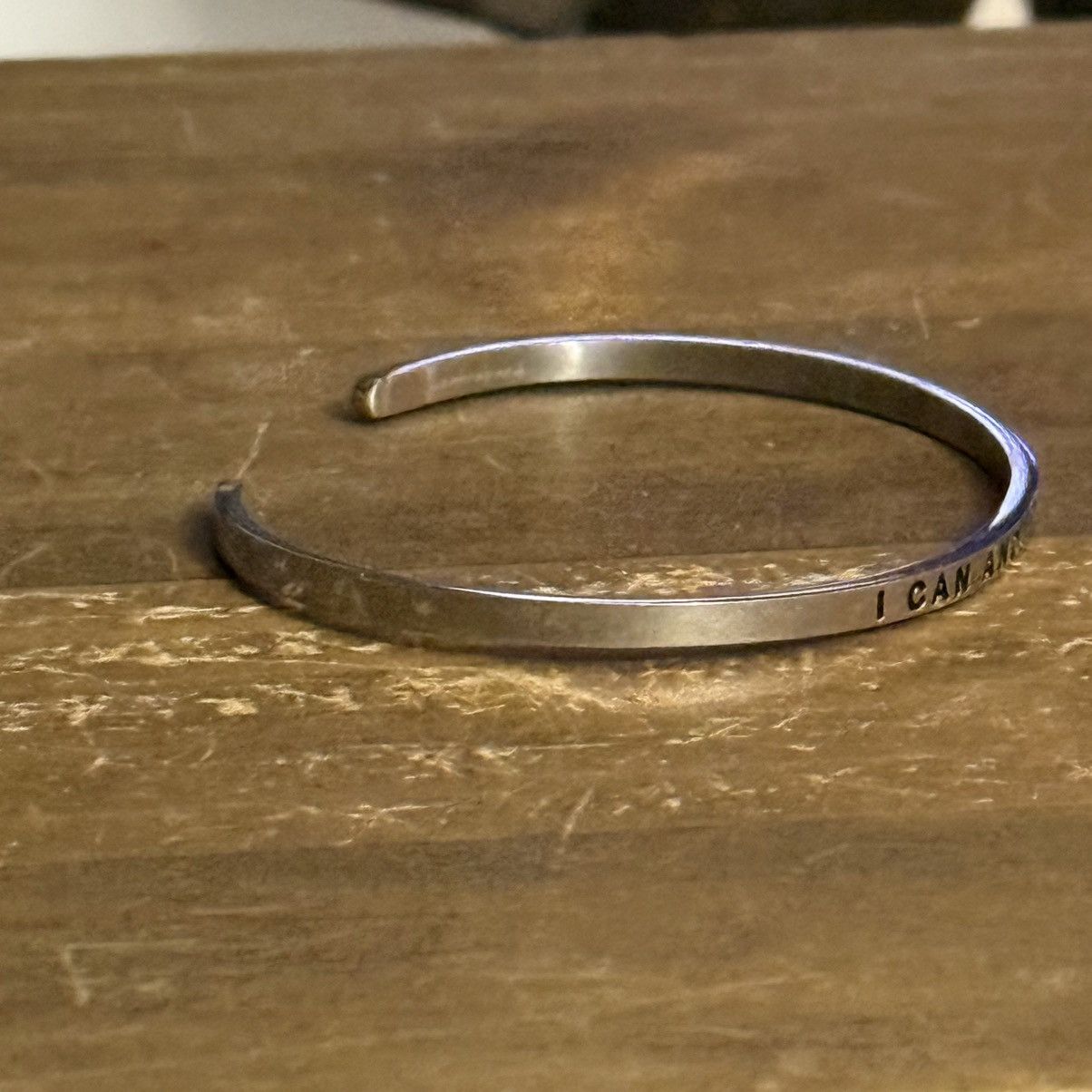 Other MantraBand SS I can and I will cuff bangle bracelet Size ONE SIZE - 7 Thumbnail