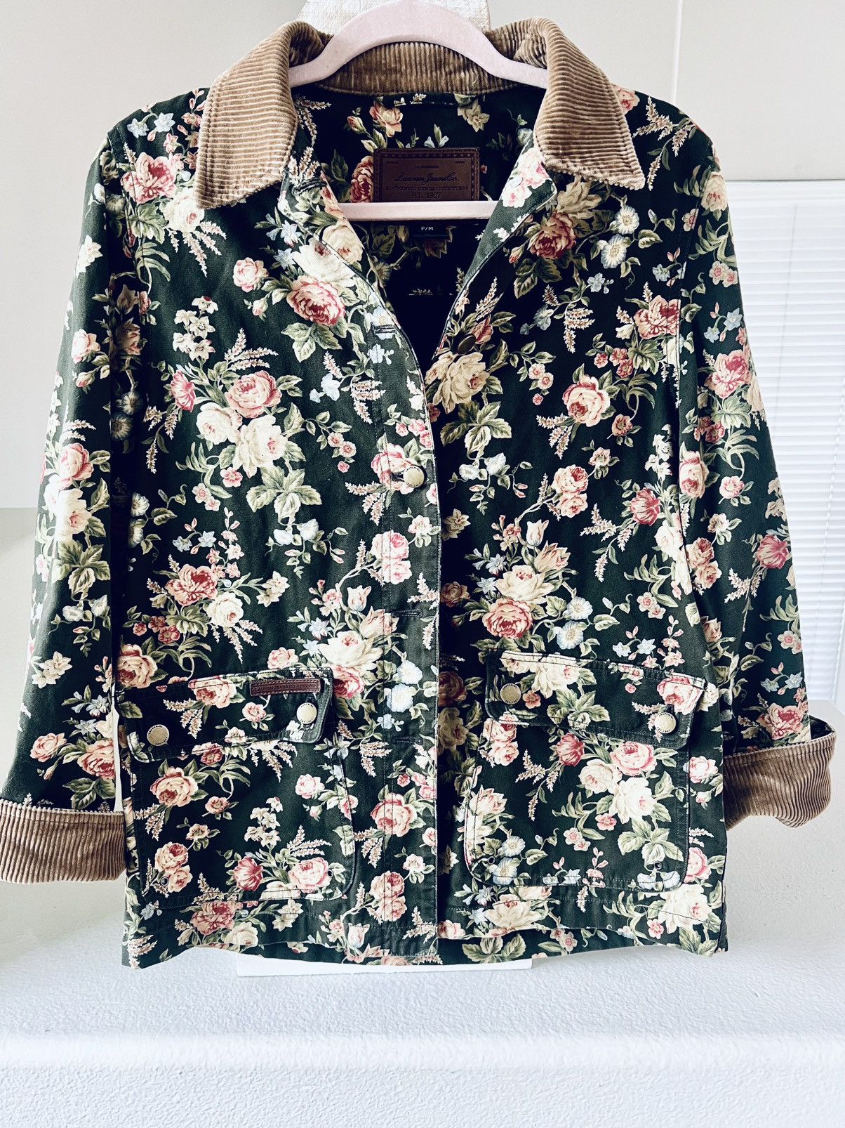 Polo Ralph Lauren VINTAGE 90s RALPH LAUREN JEANS Floral Jacket Country Barn Size M / US 6-8 / IT 42-44 - 4 Thumbnail