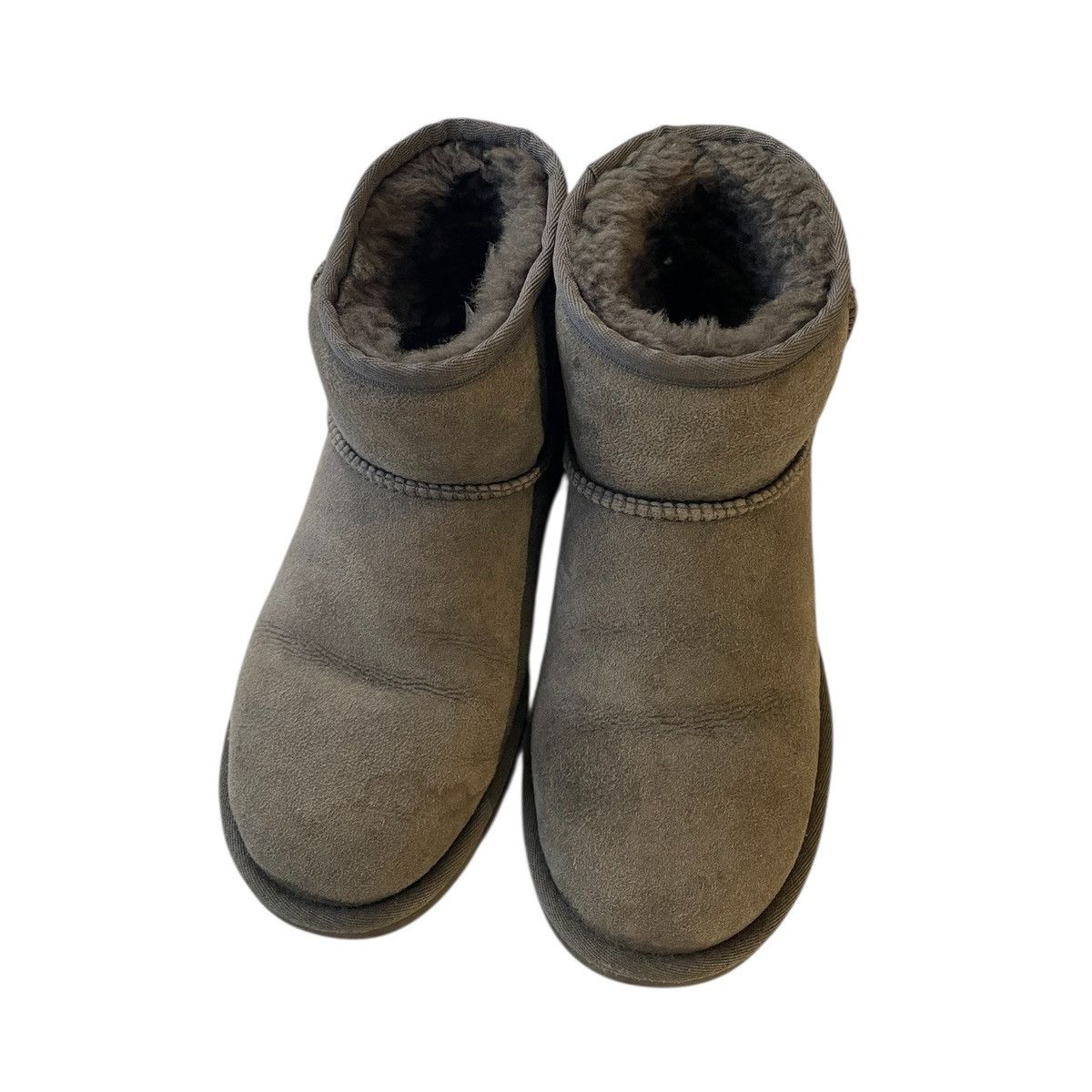 Ugg UGG Australia Classic Mini Grey Gray Suede Ankle Boots Size US 7 / IT 37 - 1 Thumbnail