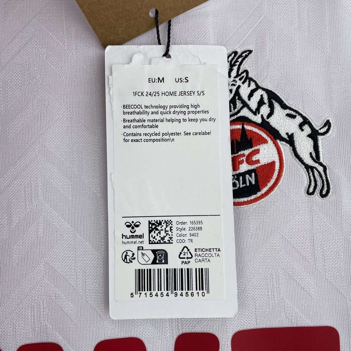 Hummel 1. FC Koln x Hummel Tim Lemperle Away Jersey 2024/2025 S-M Size US M / EU 48-50 / 2 - 9 Thumbnail