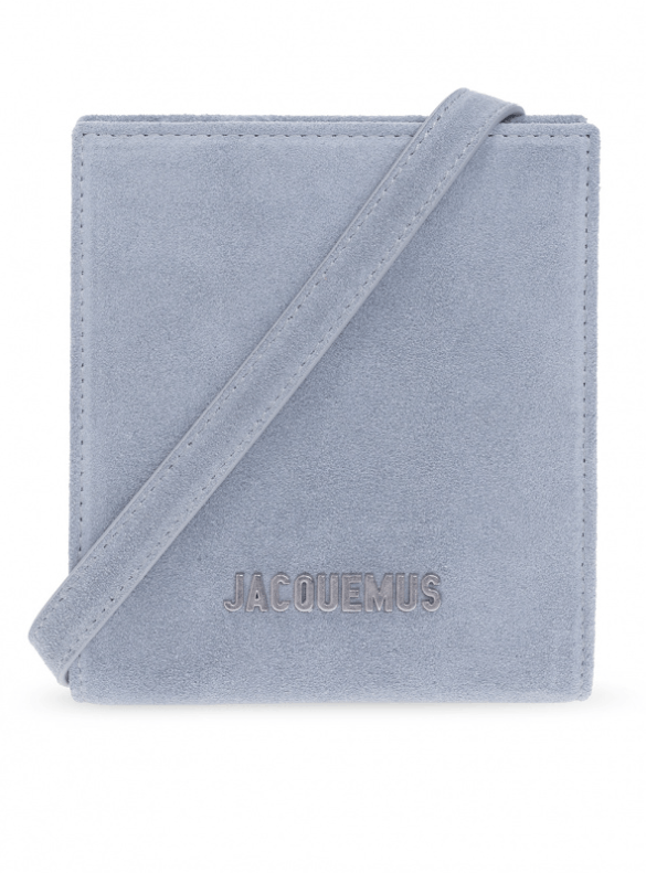 Jacquemus o1mle0625 Size: OS / Le Gadjo Wallet in Light Grey Size ONE SIZE - 1 Thumbnail