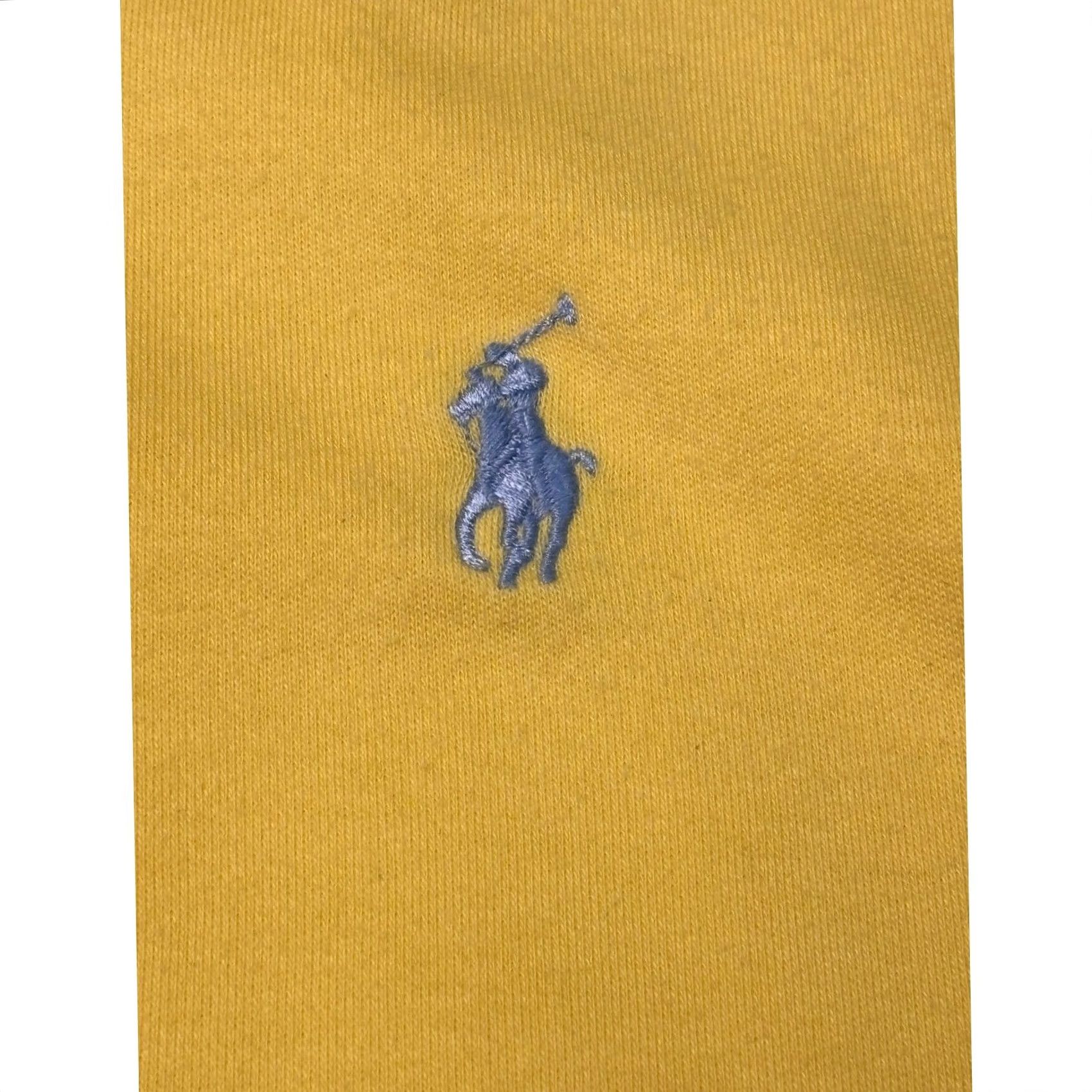 Polo Ralph Lauren VINTAGE Polo Ralph Lauren Mens Yellow Short Sleeve Polo Shirt Embroidered Pony L Size US L / EU 52-54 / 3 - 2 Thumbnail