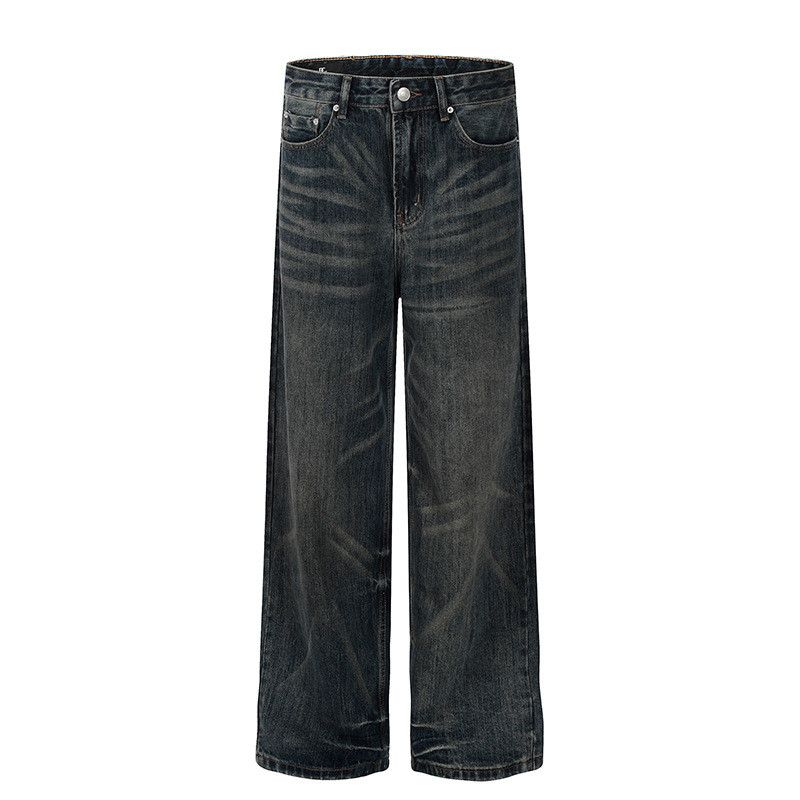 Jean American retro trendy men's street heavy-duty washed jeans Size US 32 / EU 48 - 1 Thumbnail