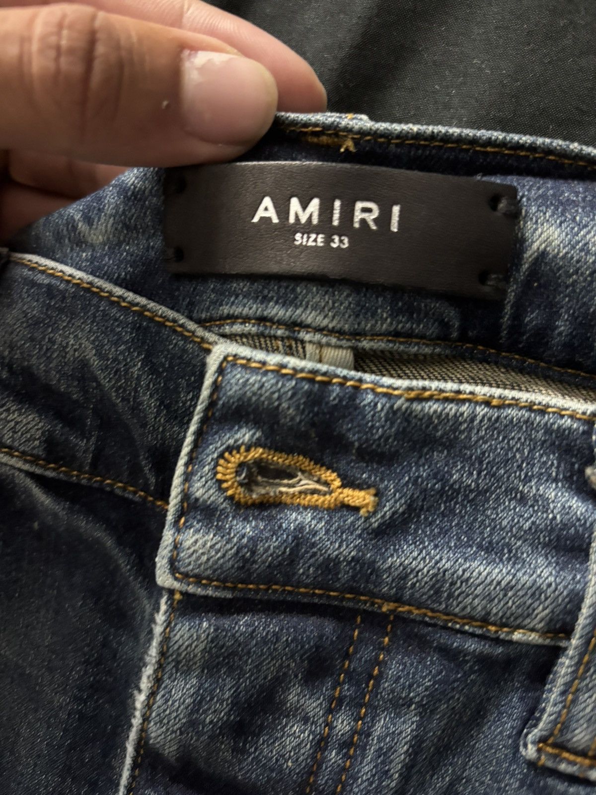 Amiri Amiri Plaid Thrasher Skinny Jean ‘Deep Classic’ Blue Size US 33 - 3 Thumbnail