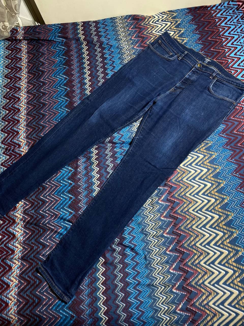 Carhartt × Vintage Vintage Baggy Washed Denim Jeans Wide Y2K Size 38" / US 16 / IT 52 - 13 Thumbnail