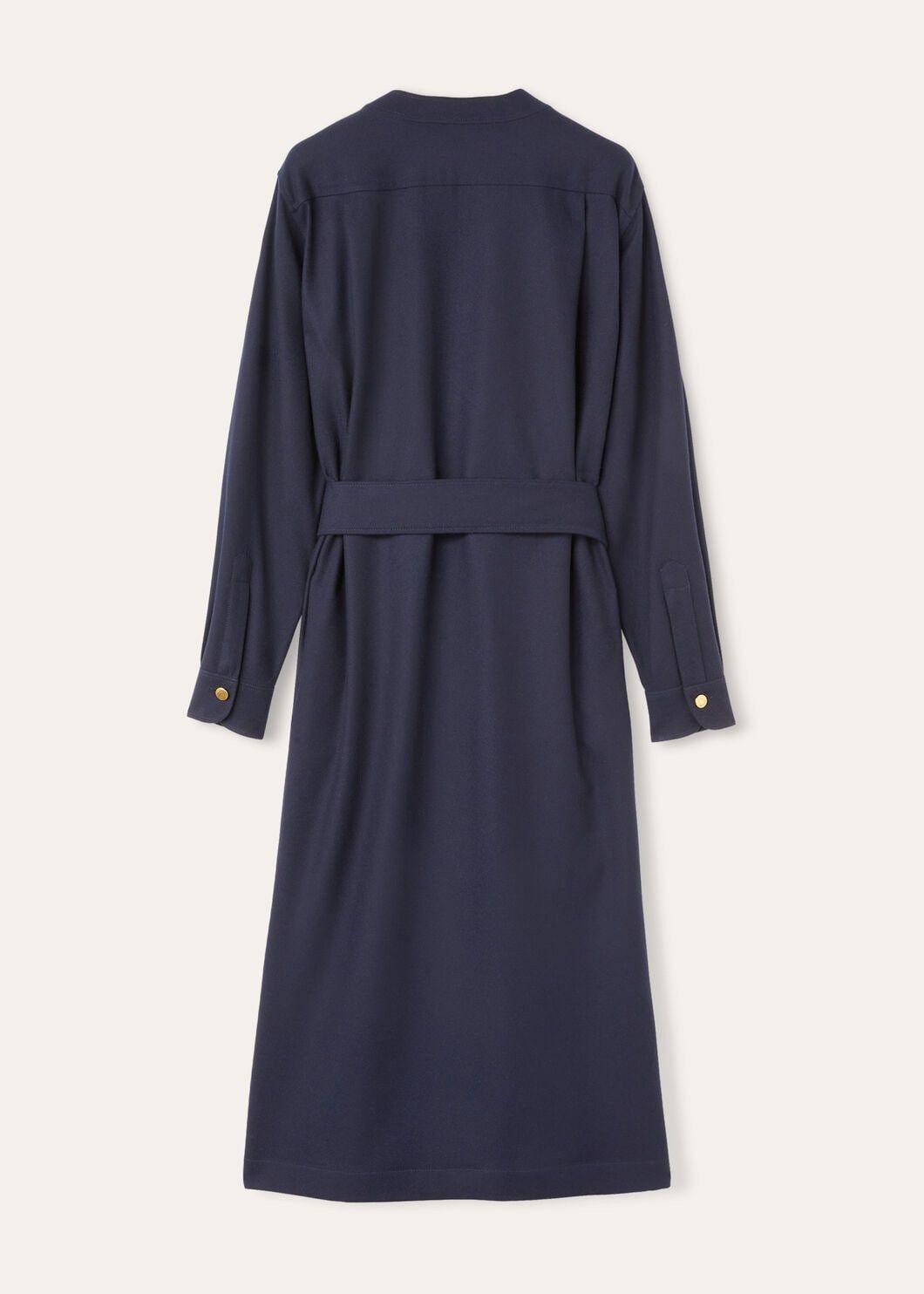 Loro Piana o1srvl11e0825 FAO4078 Noa Roundneck Shirt Dress in Blue Size XS / US 0-2 / IT 36-38 - 6 Thumbnail