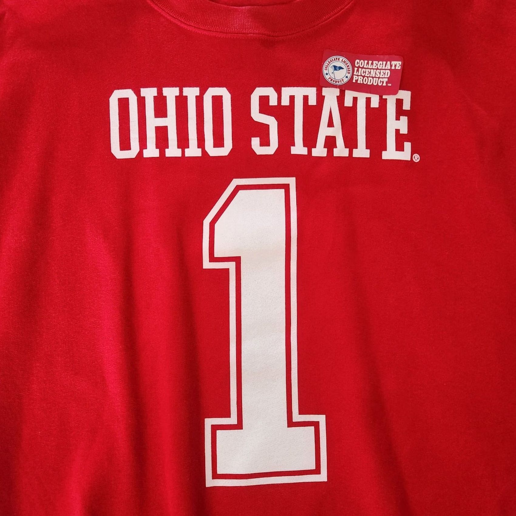 Logo Athletic VINTAGE Logo Athletic Sweatshirt Pullover Mens L Ohio State Buckeyes Red 90s Logo Athletic Mens L Size US L / EU 52-54 / 3 - 3 Thumbnail