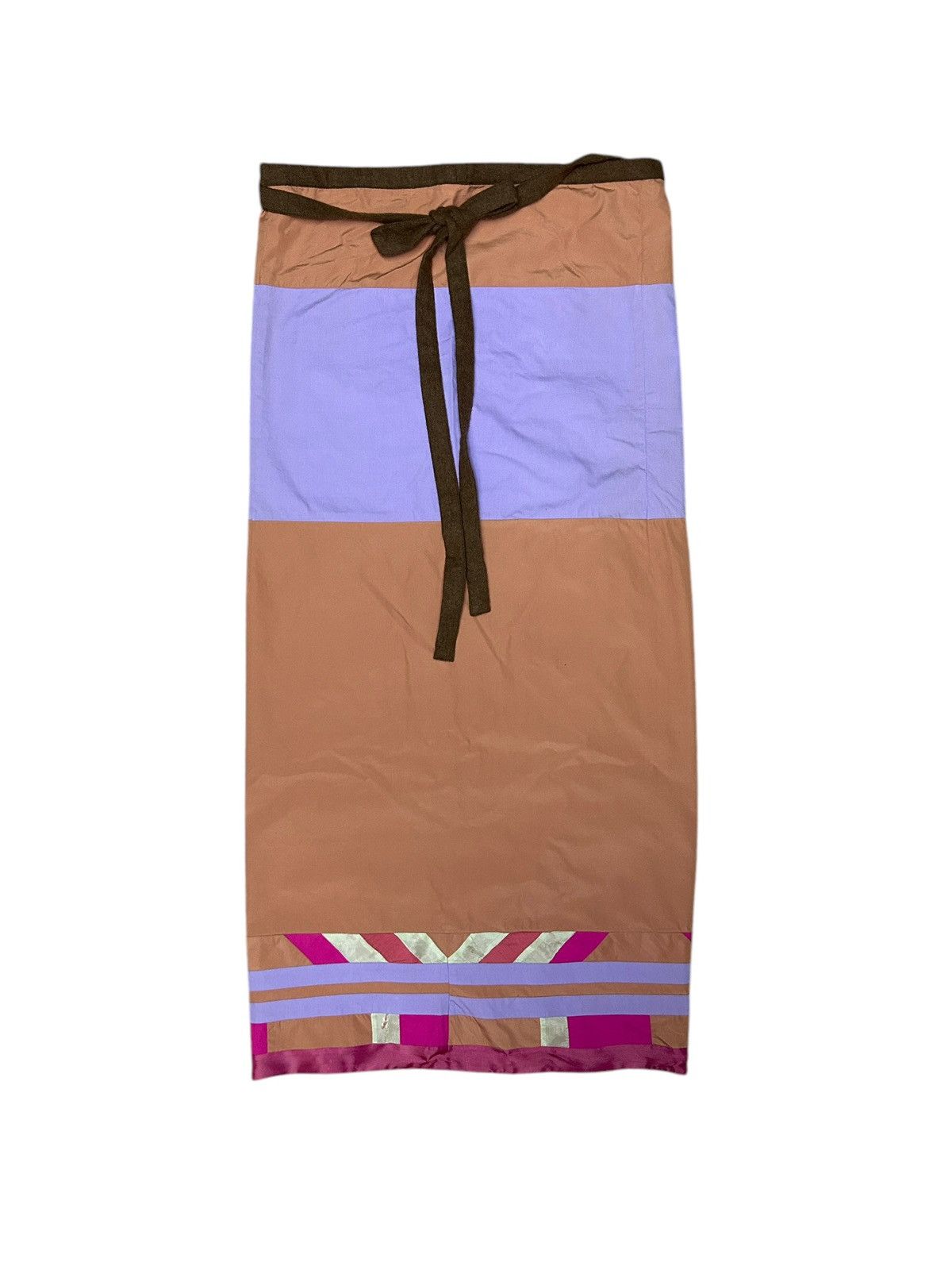 Comme des Garcons F/W 99 Patchwork Wrap Skirt Size 27" / US 4 / IT 40 - 2 Thumbnail