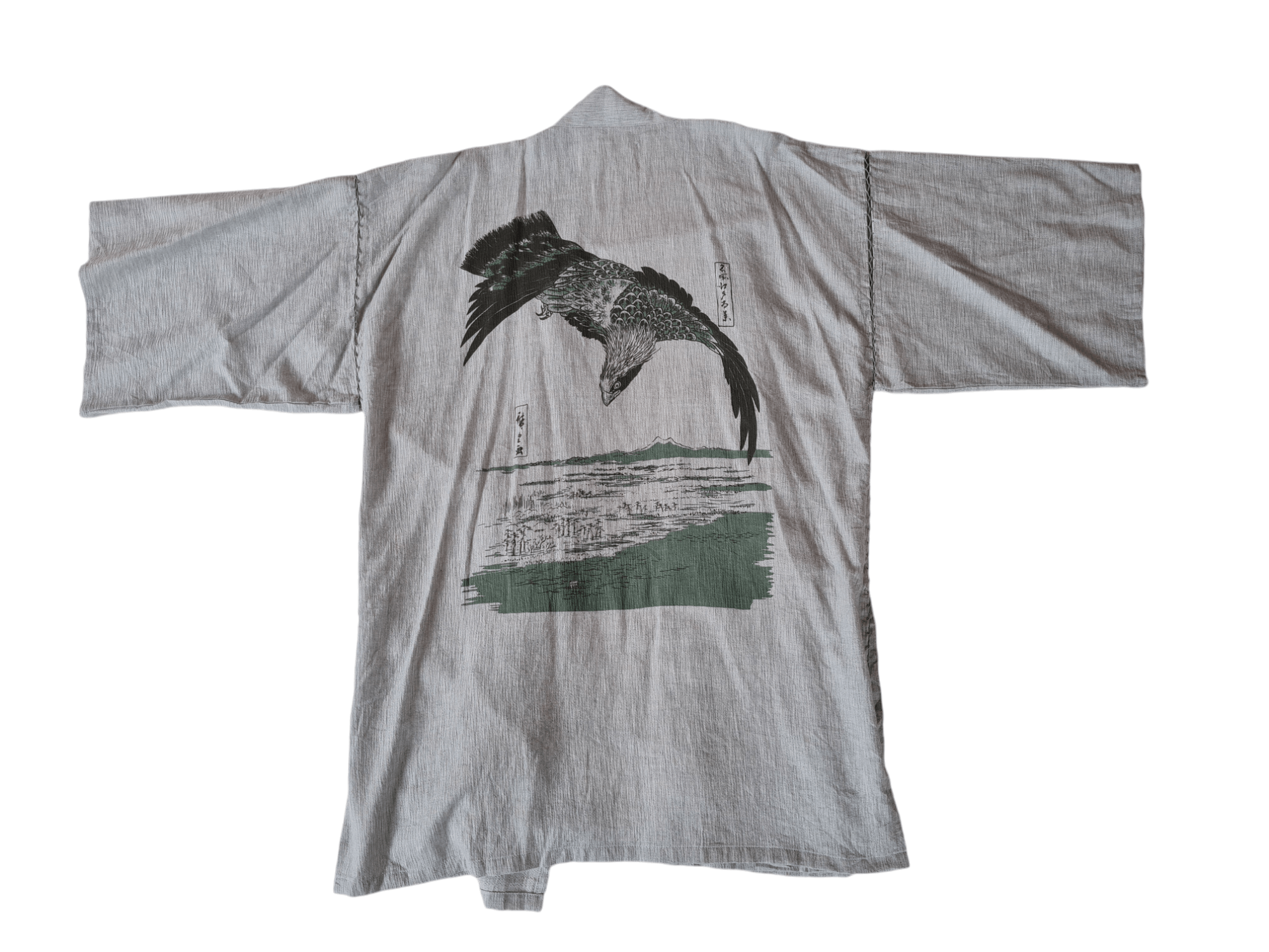 Japanese Brand × Vintage Vtg Kimono Eagle Size US L / EU 52-54 / 3 - 1 Thumbnail