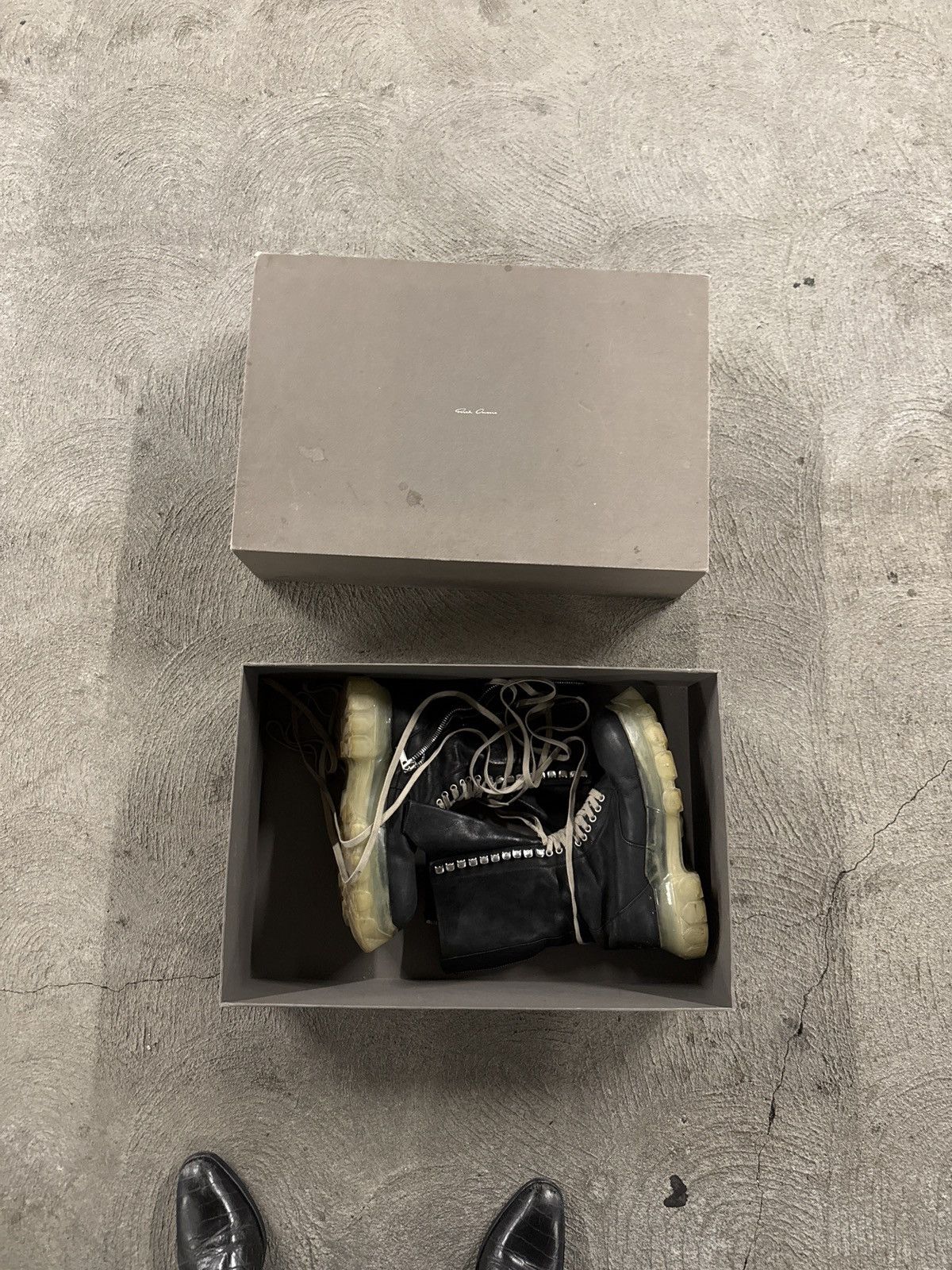 Rick Owens FW20 - Performa Mega Bozo Lace Up Tractor Boots Size US 9 / EU 42 - 2 Thumbnail