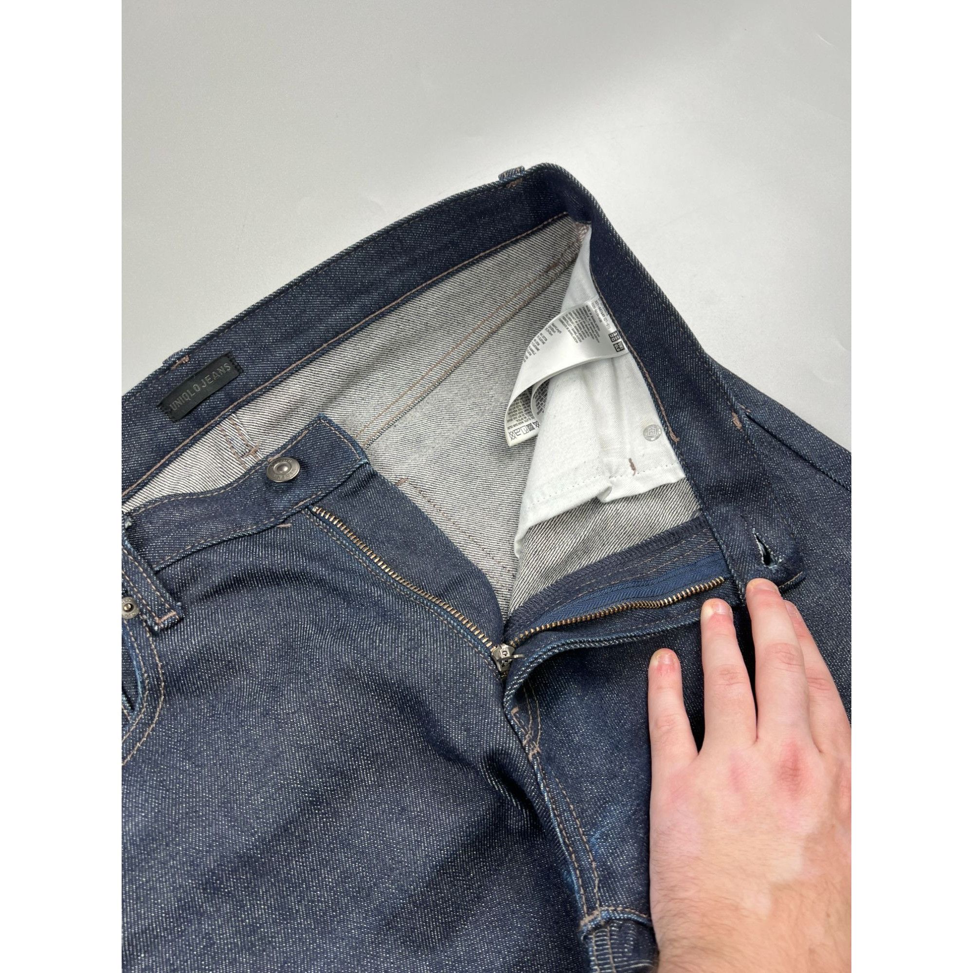 Uniqlo Uniqlo Raw Selvedge Denim Jeans Pants (Y0999) Size US 32 / EU 48 - 8 Thumbnail