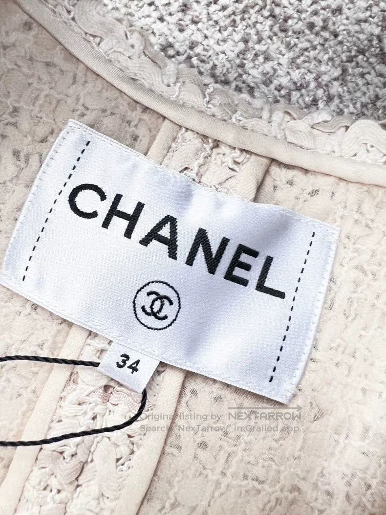 Chanel Chanel Twill tweed coat Size XXS / US 00 / IT 34 - 5 Thumbnail