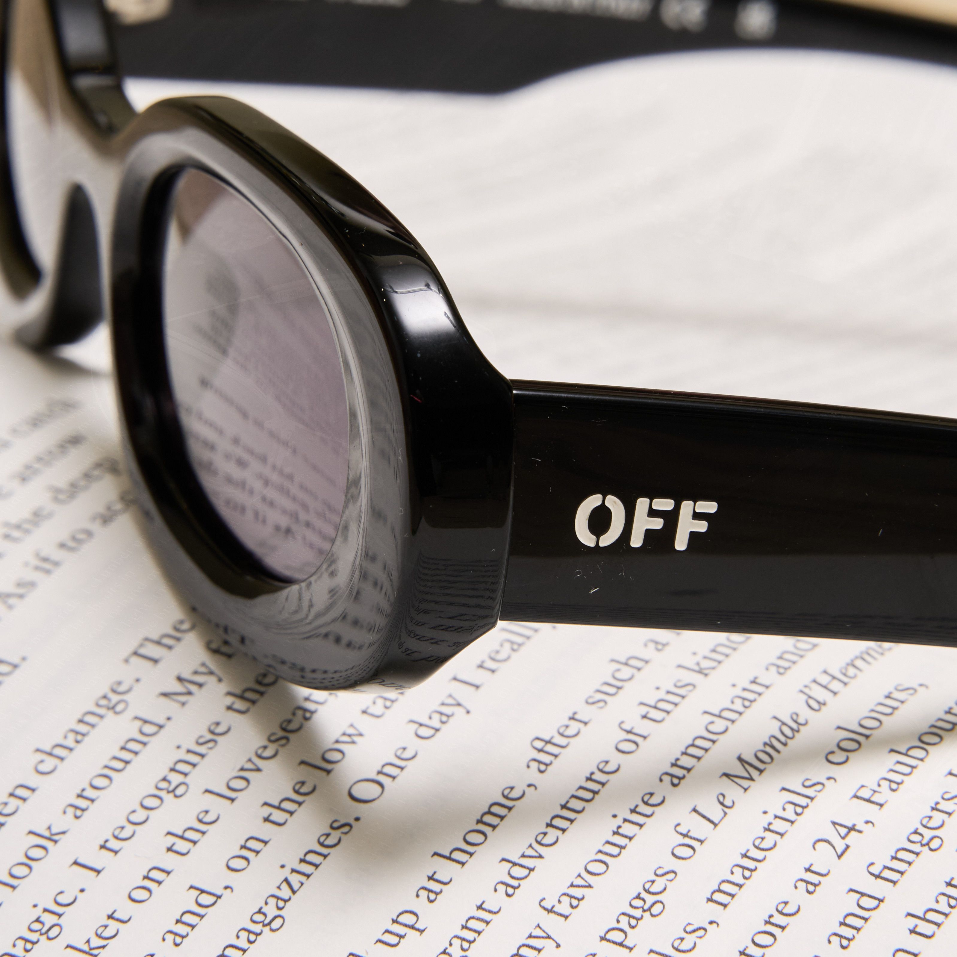Off-White OFF WHITE Amalfi Oval-Frame Sunglasses Size ONE SIZE - 4 Thumbnail