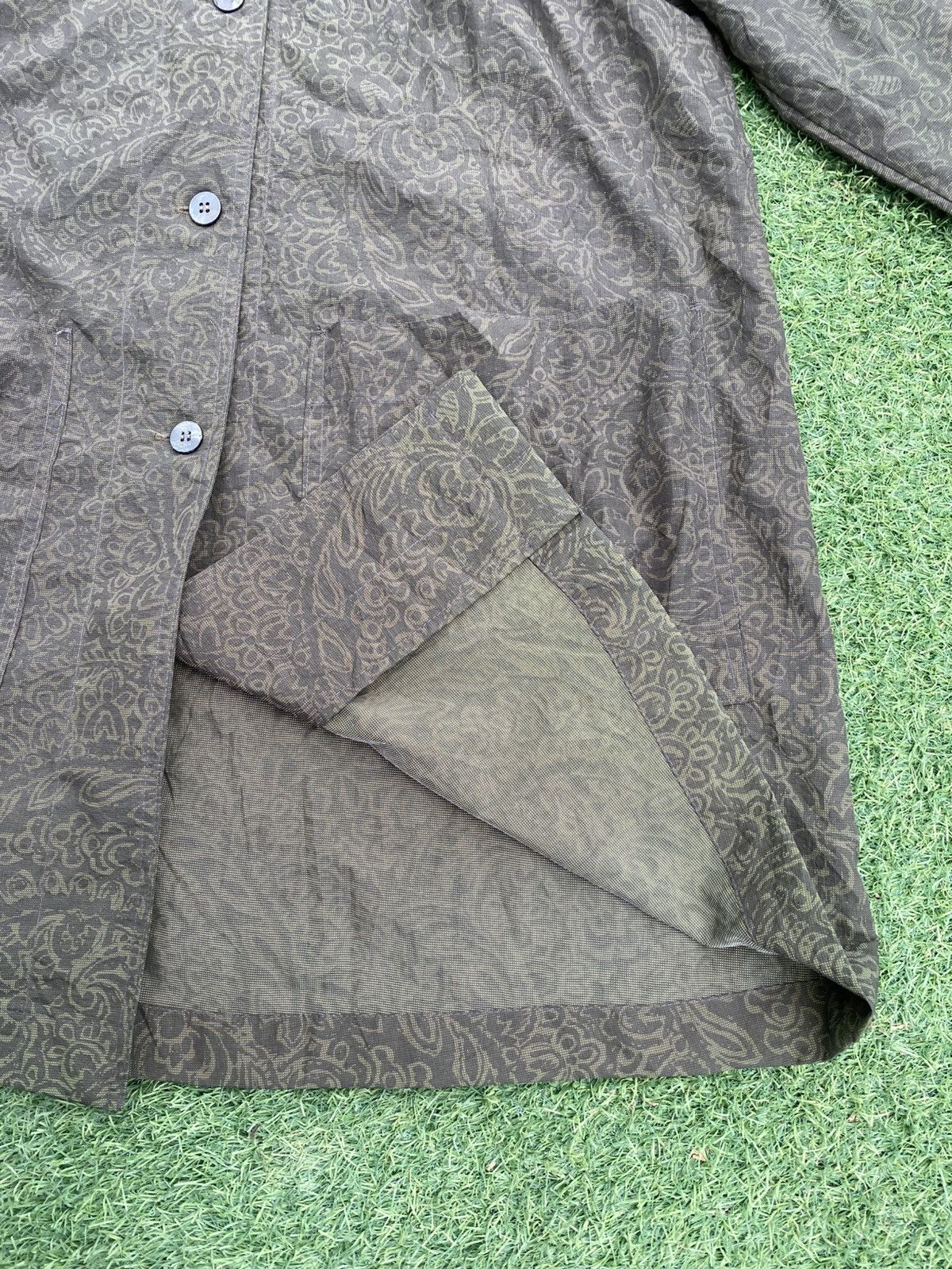 Issey Miyake Grape Co LTD Vintage Chore Floral Pattern Light Jacket Size US L / EU 52-54 / 3 - 9 Thumbnail