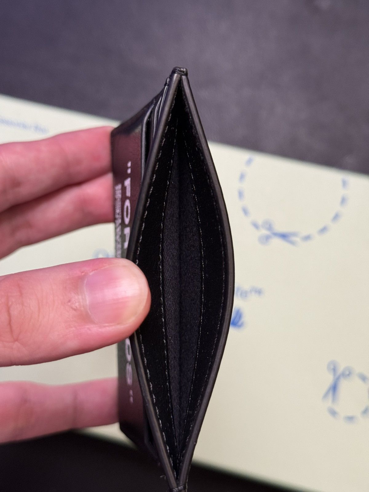 Off-White Off-White “FOR CARDS” Card Holder Black Size ONE SIZE - 4 Thumbnail