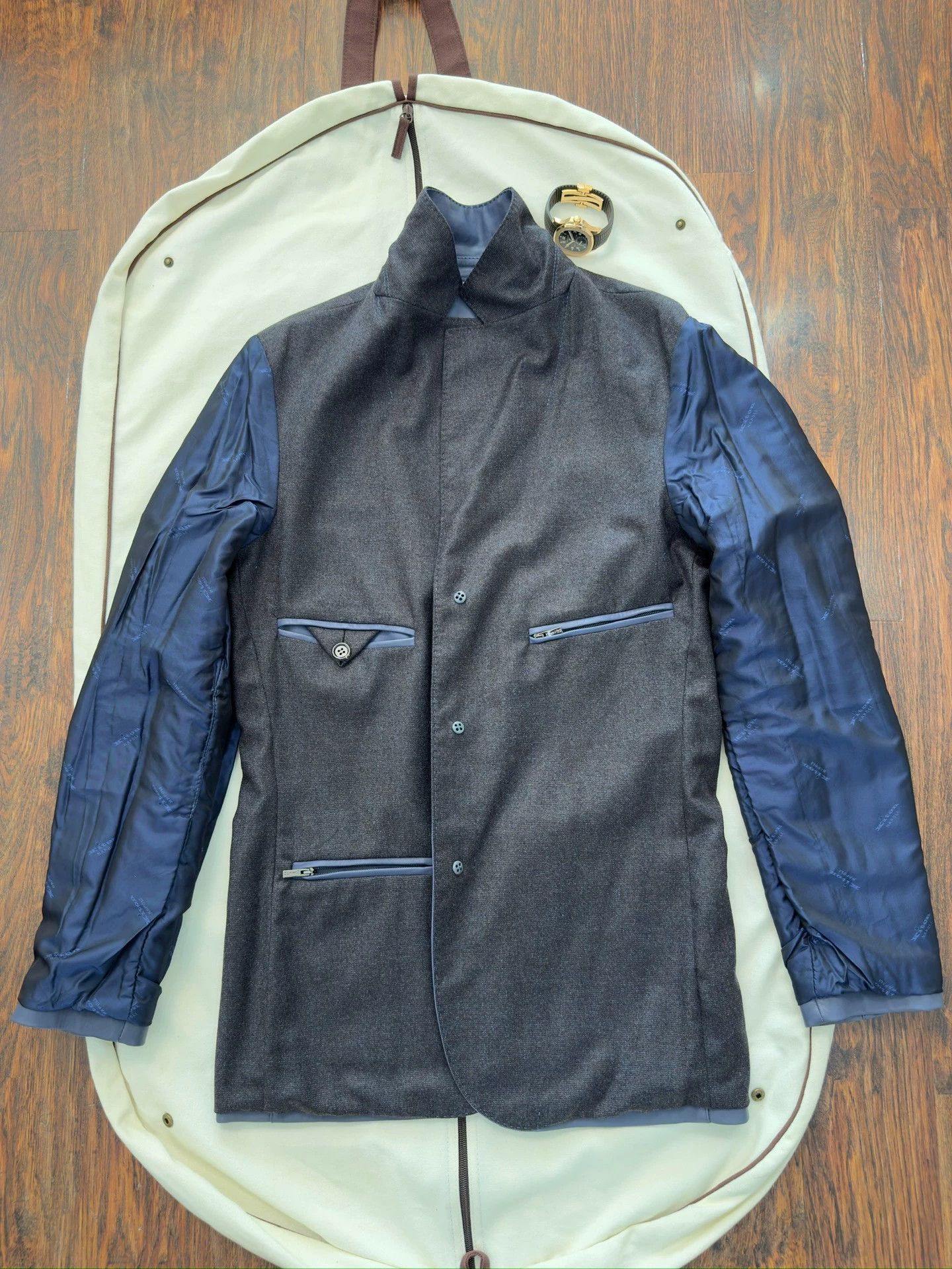 Kiton Kiton Lambskin Leather Jacket 46 Like New Hand-Stitched Size US S / EU 44-46 / 1 - 7 Thumbnail