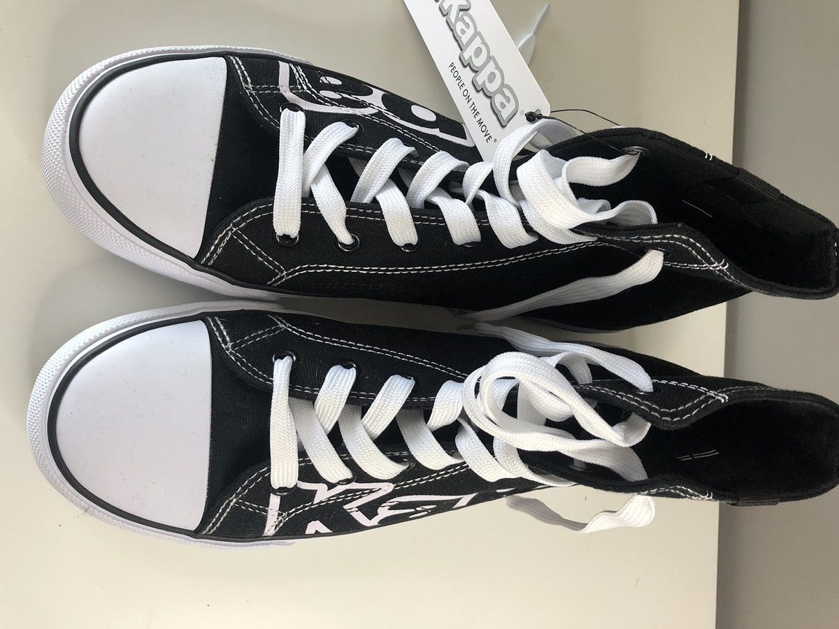 Kappa Kappa - Black Leather High-Tops Size US 8.5 / EU 41-42 - 5 Thumbnail