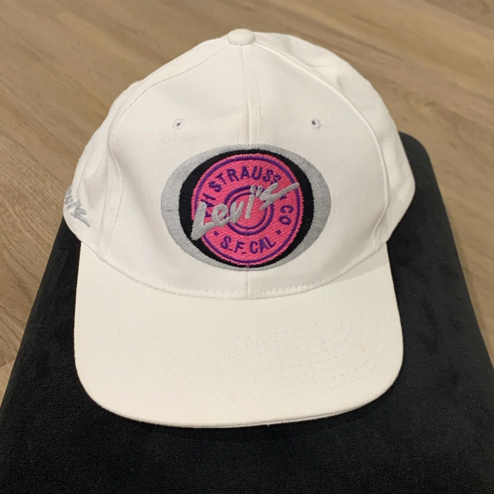 Levi's Levi’s Strauss 90s Y2K Cap Double Sided Logo Pink Embroidery Size ONE SIZE - 1 Thumbnail