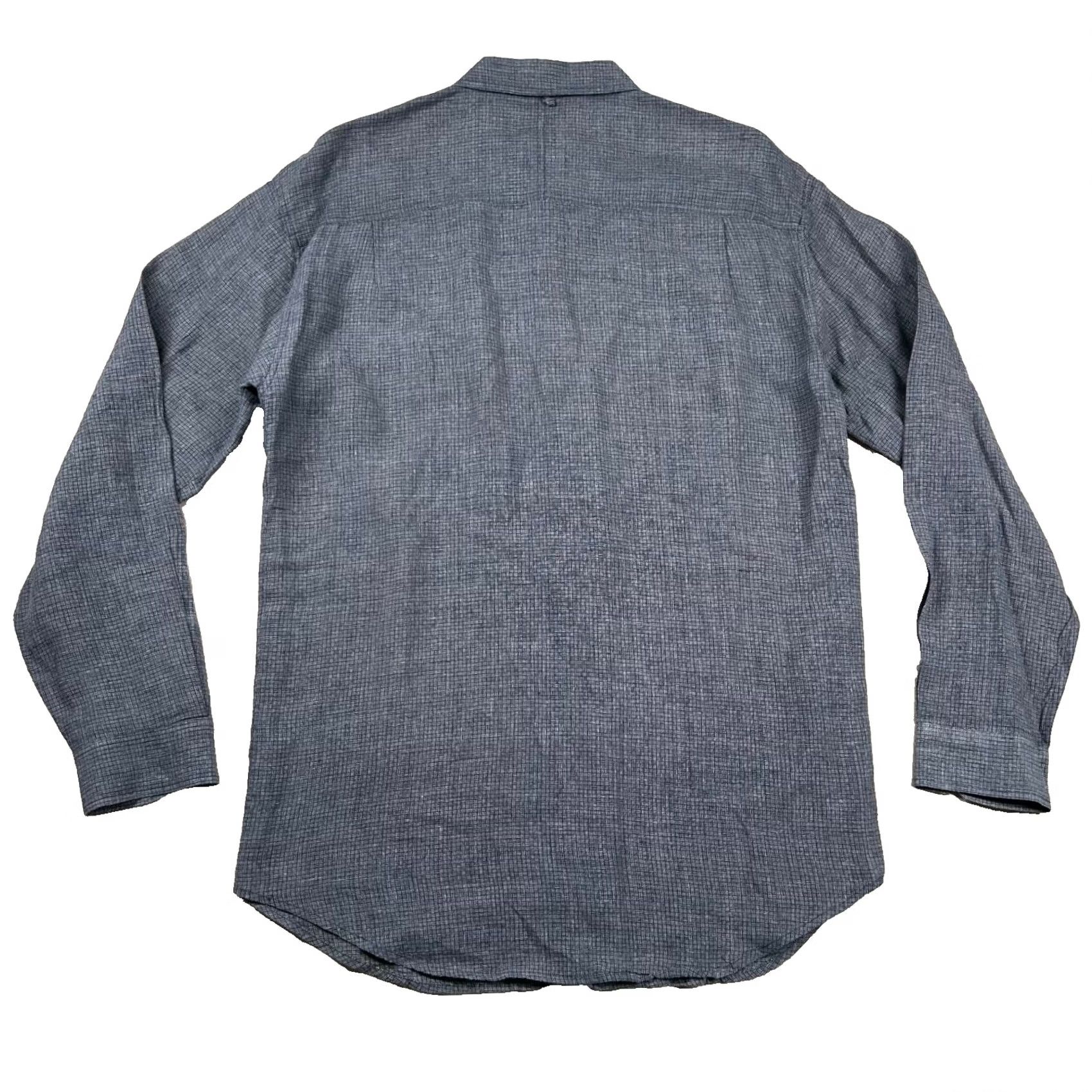 The Territory Ahead VINTAGE Territory Ahead Shirt Mens XL Blue 100% Linen Button Up Pockets Size US XL / EU 56 / 4 - 2 Thumbnail