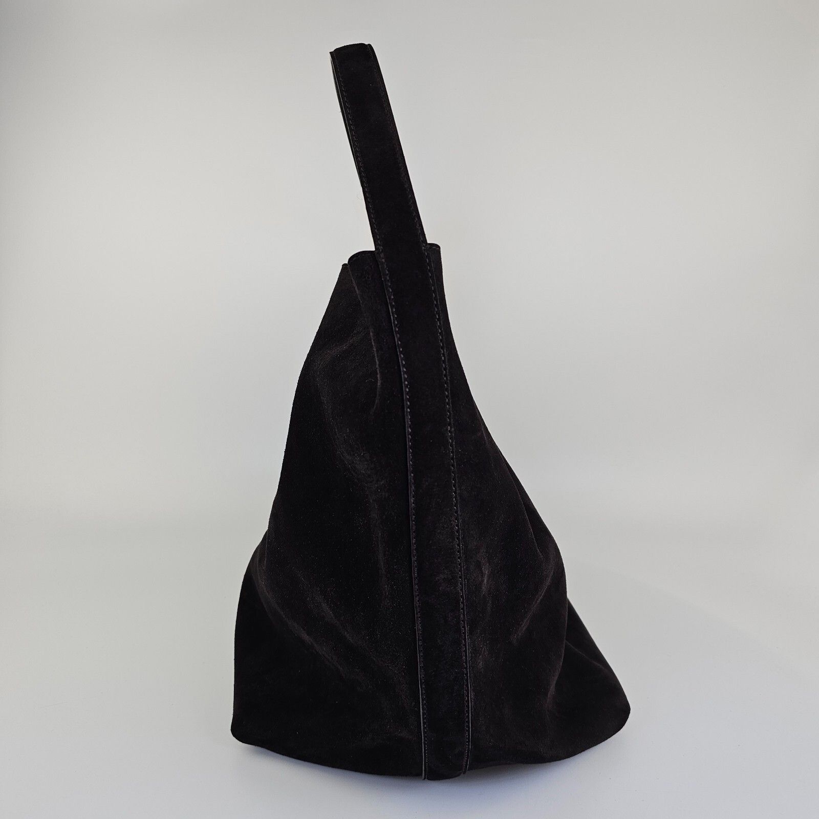 Toteme TOTEME Belted $1150 Espresso Suede Tote Bag New And Authenti Size ONE SIZE - 5 Thumbnail