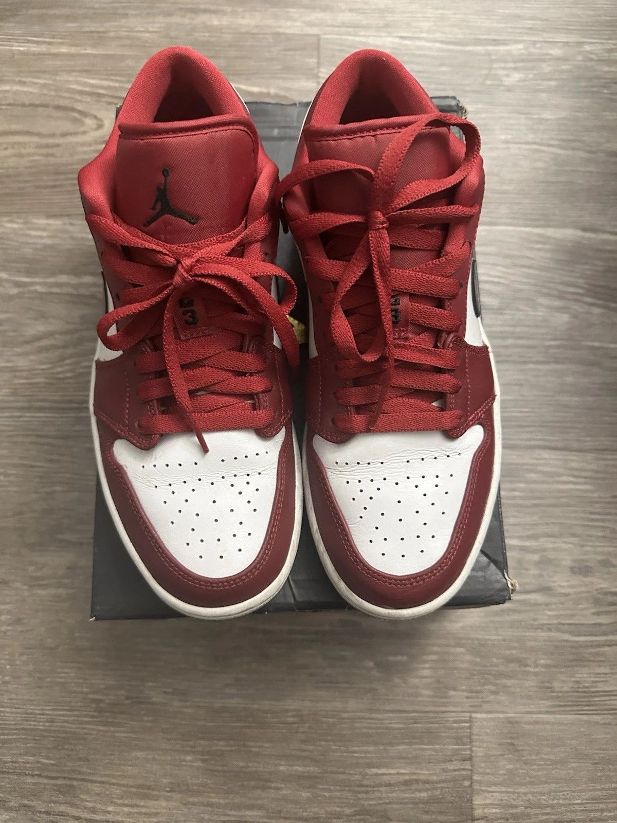 Jordan Brand Jordan 1 Low Noble Red Size 7 Mens Size US 7 / EU 40 - 2 Thumbnail