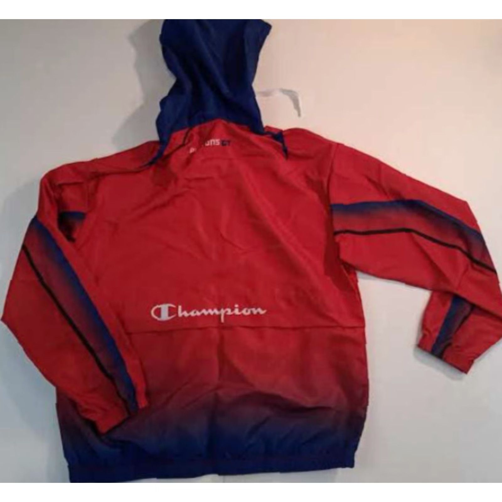 Champion VINTAGE Champion Detroit Pistons 1/4 Zip Hooded Jacket Medium Unisex Adults Size US M / EU 48-50 / 2 - 5 Thumbnail