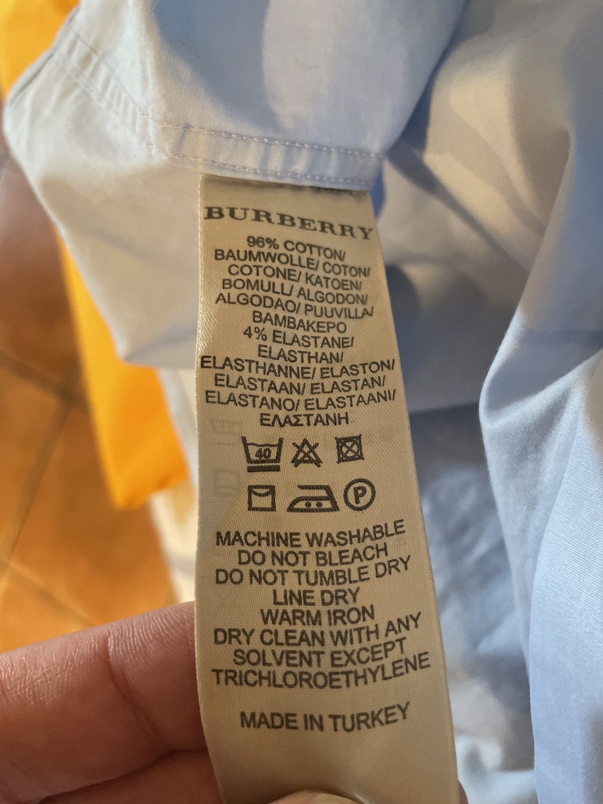 Burberry Nova Check Trim Spread Collar Shirt Size US L / EU 52-54 / 3 - 10 Thumbnail
