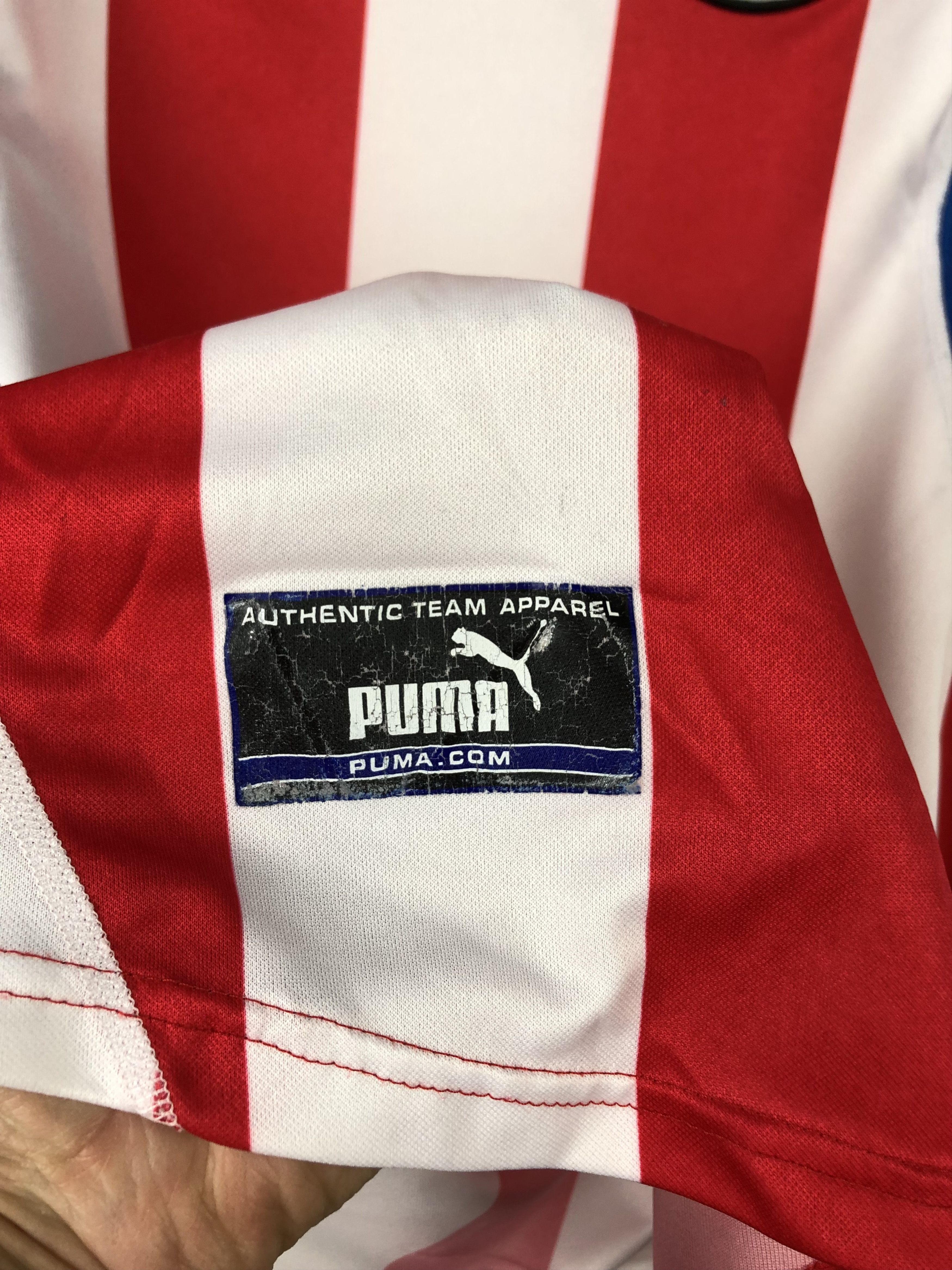 Vintage Paraguay Home football shirt 2002 Soccer Puma Jersey Rare Size US M / EU 48-50 / 2 - 7 Thumbnail