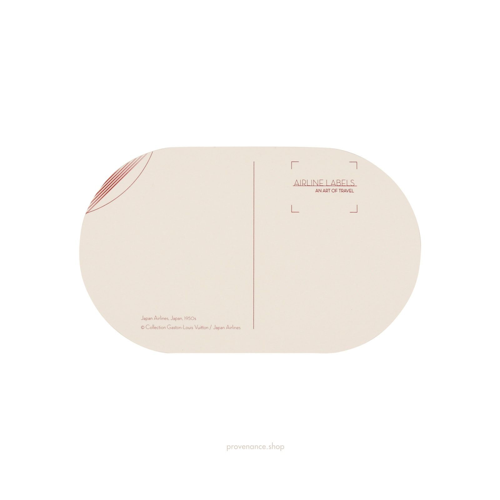 Louis Vuitton 🔴 Louis Vuitton Airline Label Postcard Sticker Size ONE SIZE - 2 Thumbnail